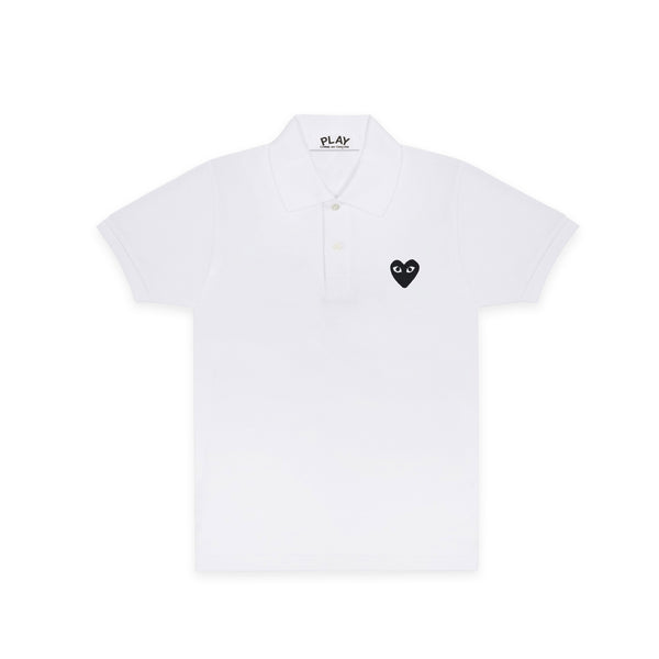 PLAY COMME DES GARÇONS Unisex Polo COMME DES GARÇONS PLAY Cotton Heart Polo Shirt | Holt Renfrew