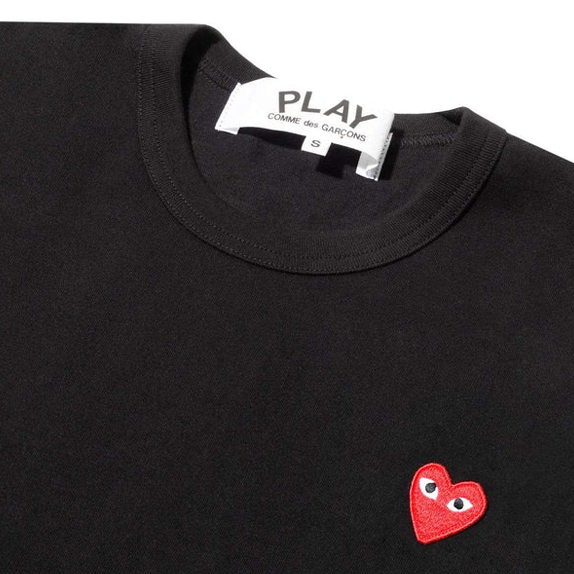 Comme des Garcons PLAY Long Sleeve Tee 'Black' – Extra Butter