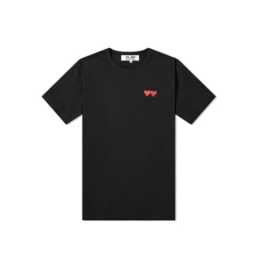 Commes des Garcon Play Mens Double Heart SS Tee