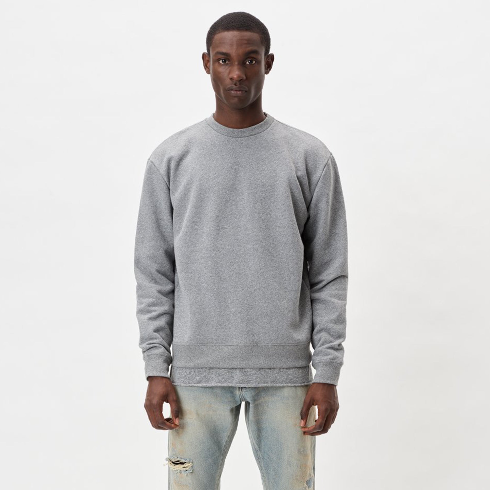 John Elliot Mens Oversized Crewneck Pullover 'Dark Grey'