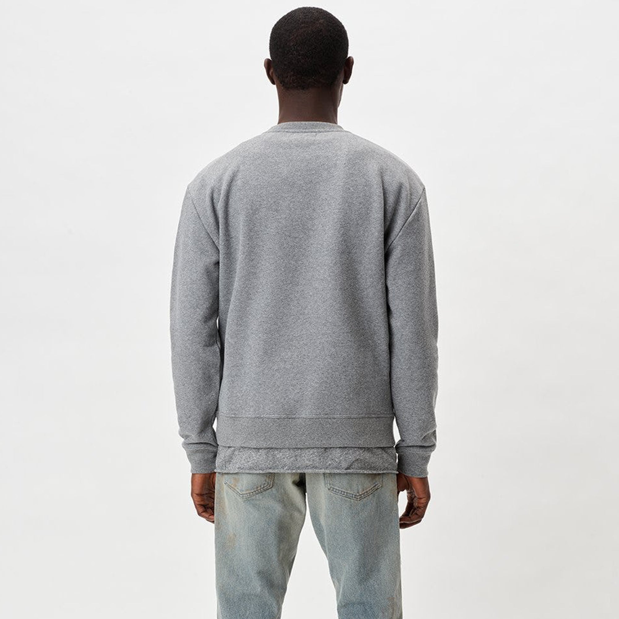 John Elliot Mens Oversized Crewneck Pullover 'Dark Grey'