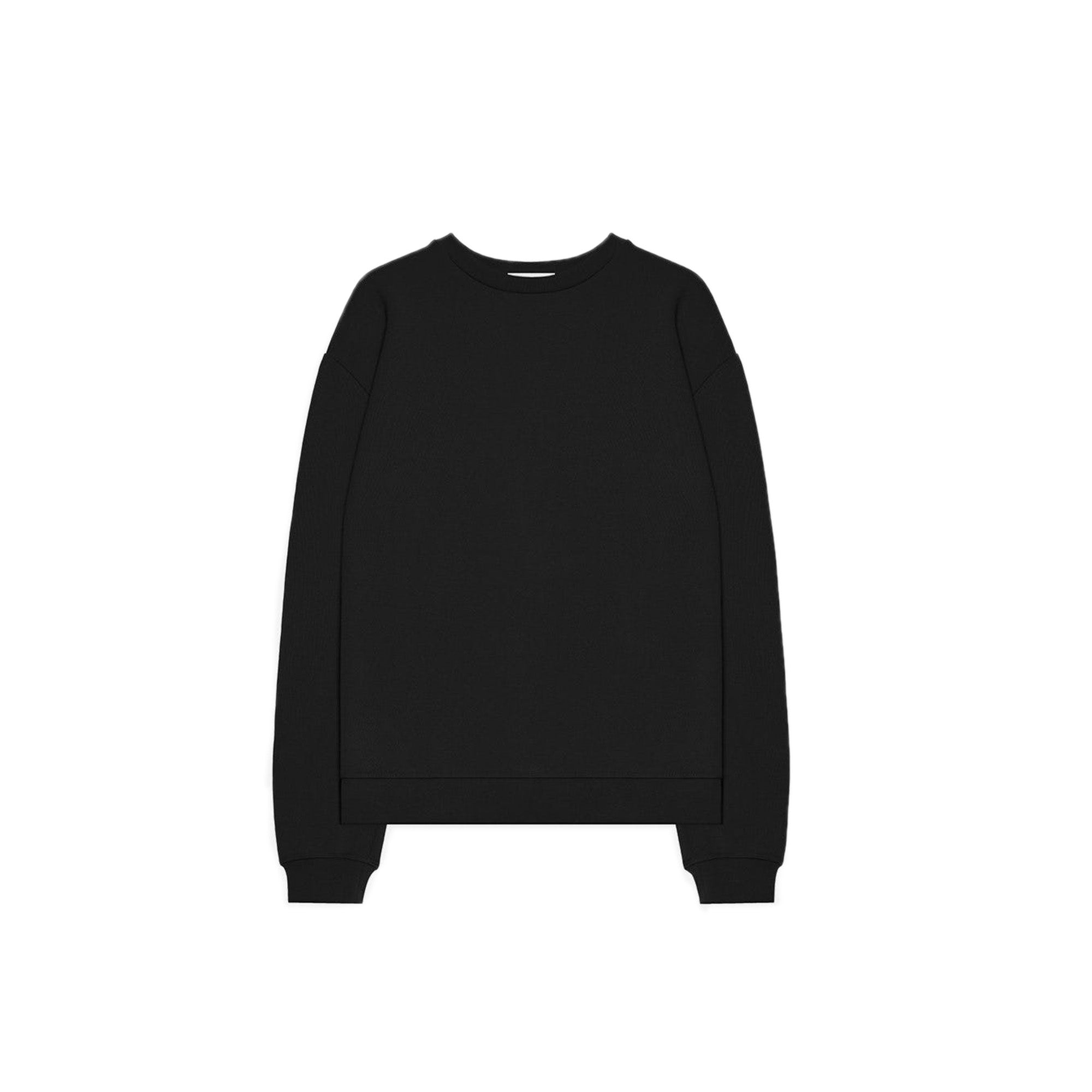 John Elliott Oversized Crewneck Pullover in Black