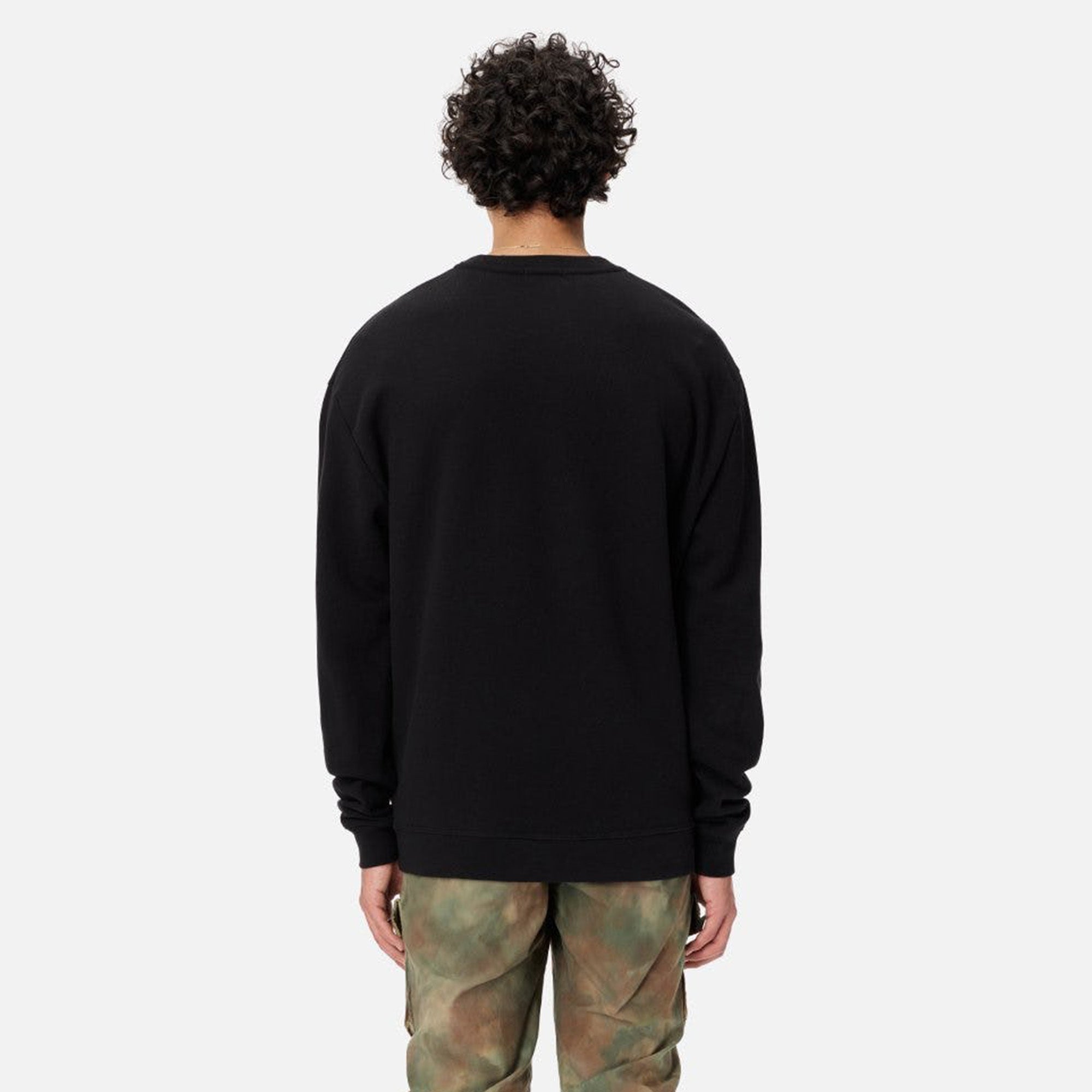 John Elliott Oversized Crewneck Pullover in Black