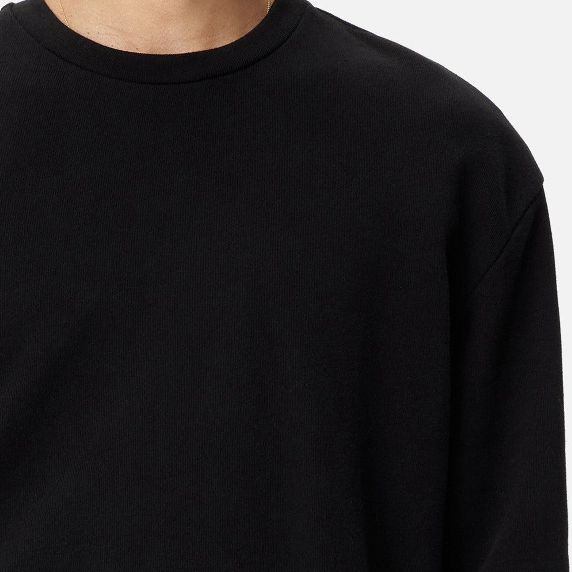 John Elliott Oversized Crewneck Pullover in Black