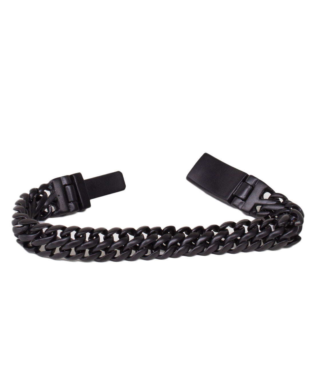 Vitaly: Maile Bracelet (Matte Black- Stainless Steel)