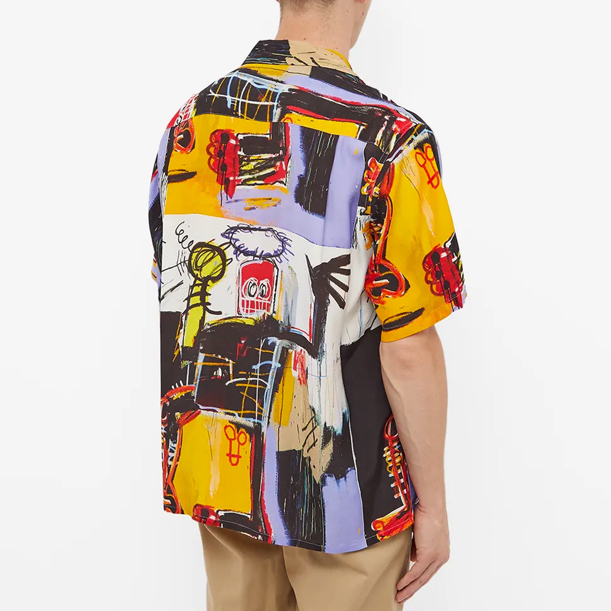 Wacko Maria Mens Jean-Michel Basquiat SS Hawaiian Shirt