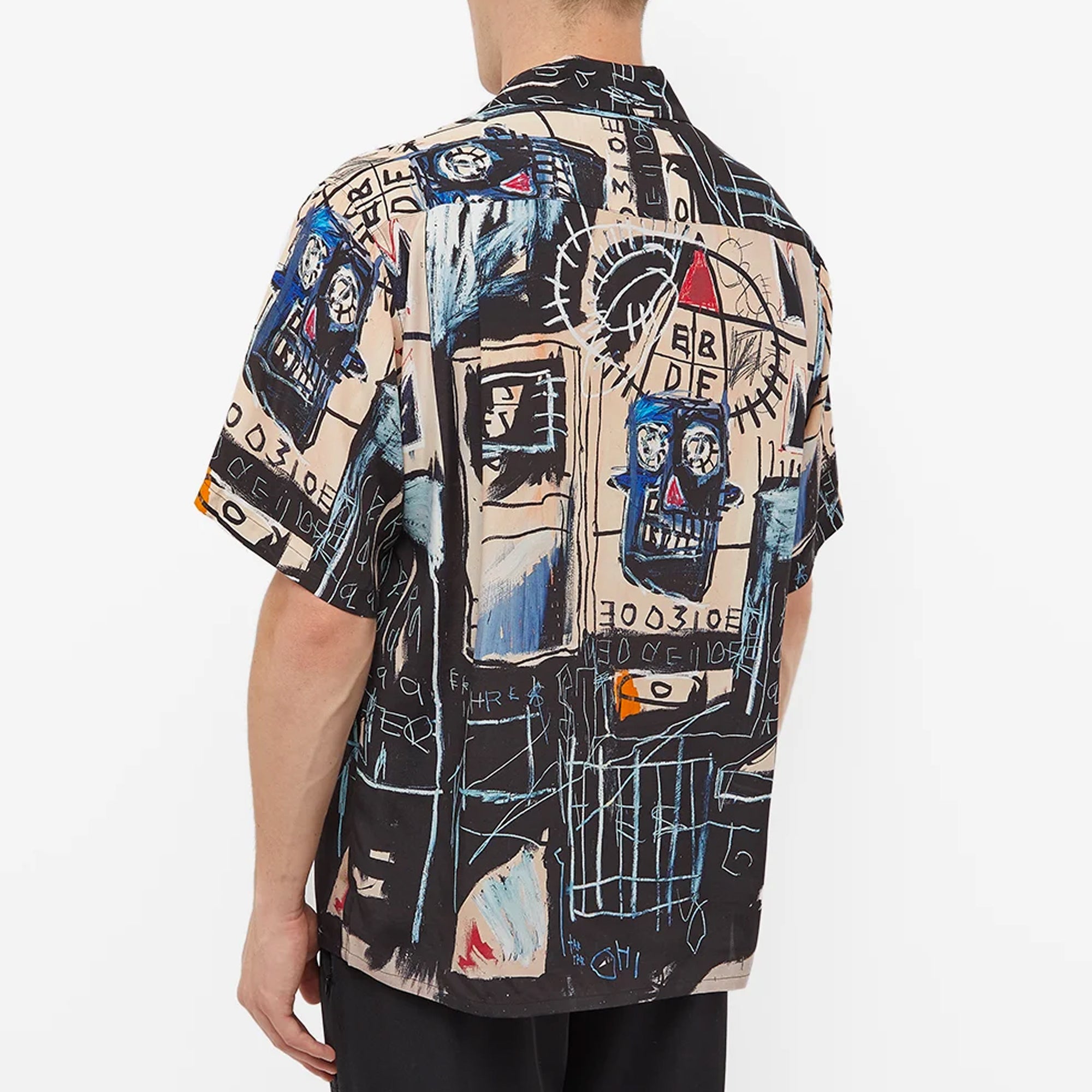 Wacko Maria Mens Jean-Michel Basquiat SS Hawaiian Shirt – Extra Butter