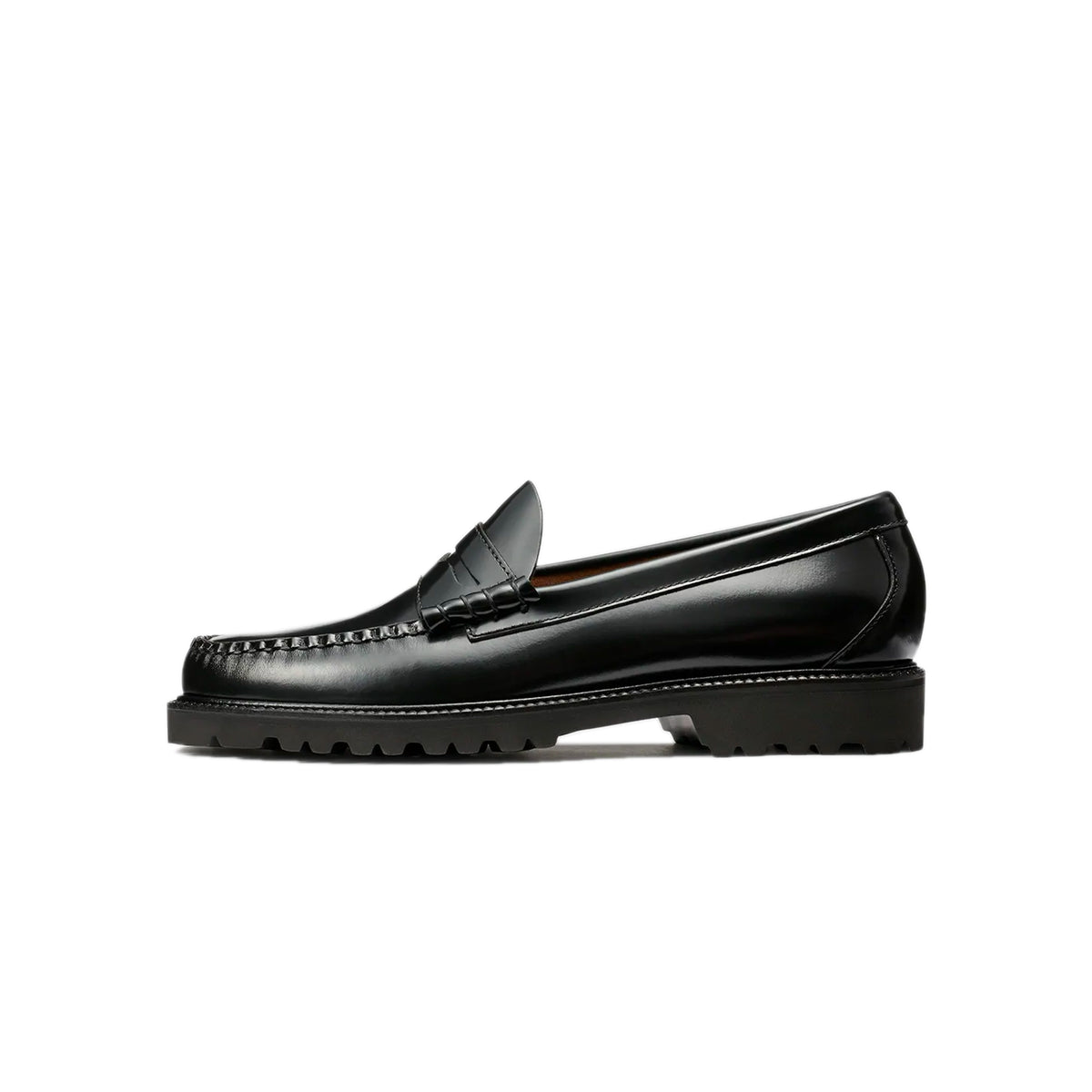 GH Bass Ella Loafer Womens 7.5/38.5 Lug Black Platform Leather Boho Casual NWOB Womens Gh Bass Loafers - Etsy main image 4