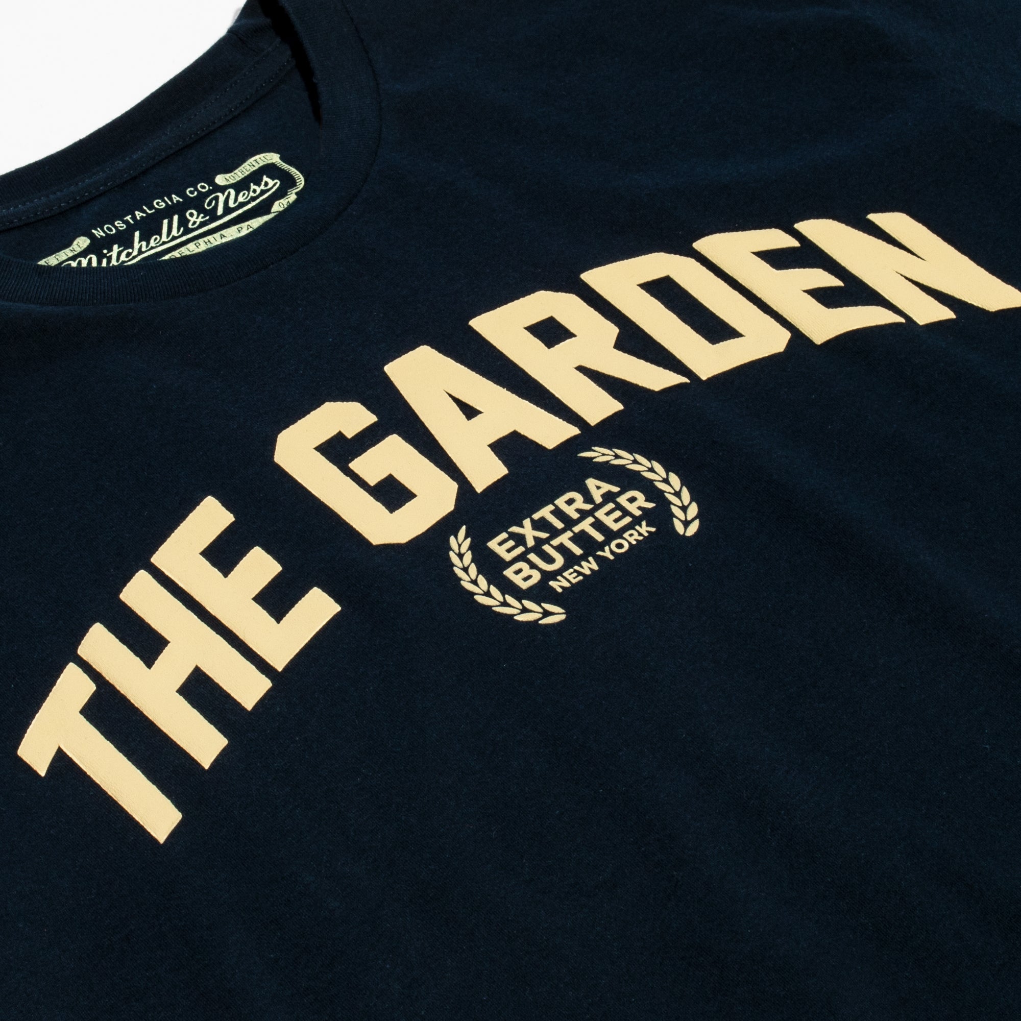 Mitchell & Ness x EB NBA The Garden Tee 'Navy'