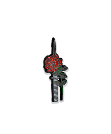 Ball & Chain - Rose Blade Pin