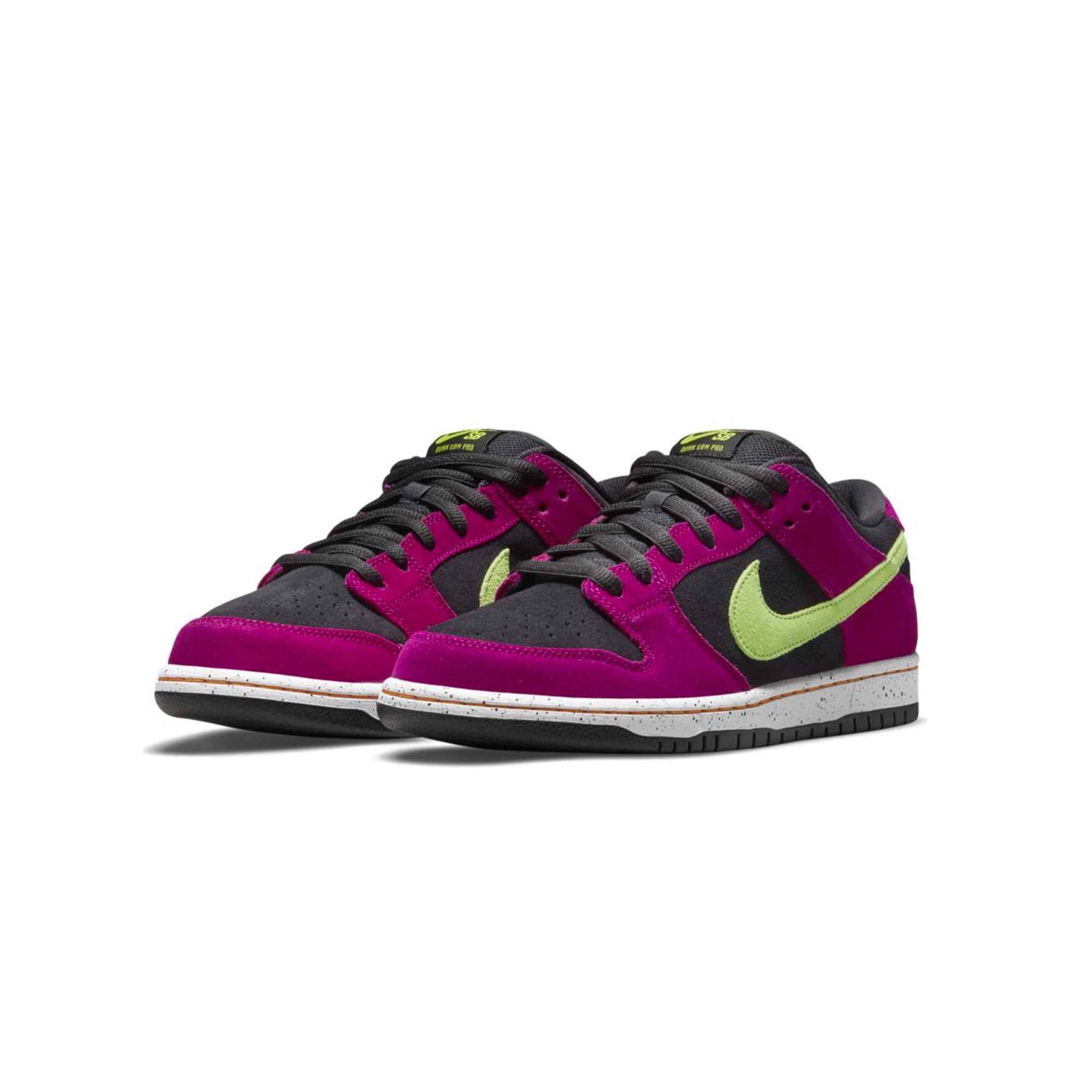 Nike SB Mens Dunk Low Pro Red Plum Shoes