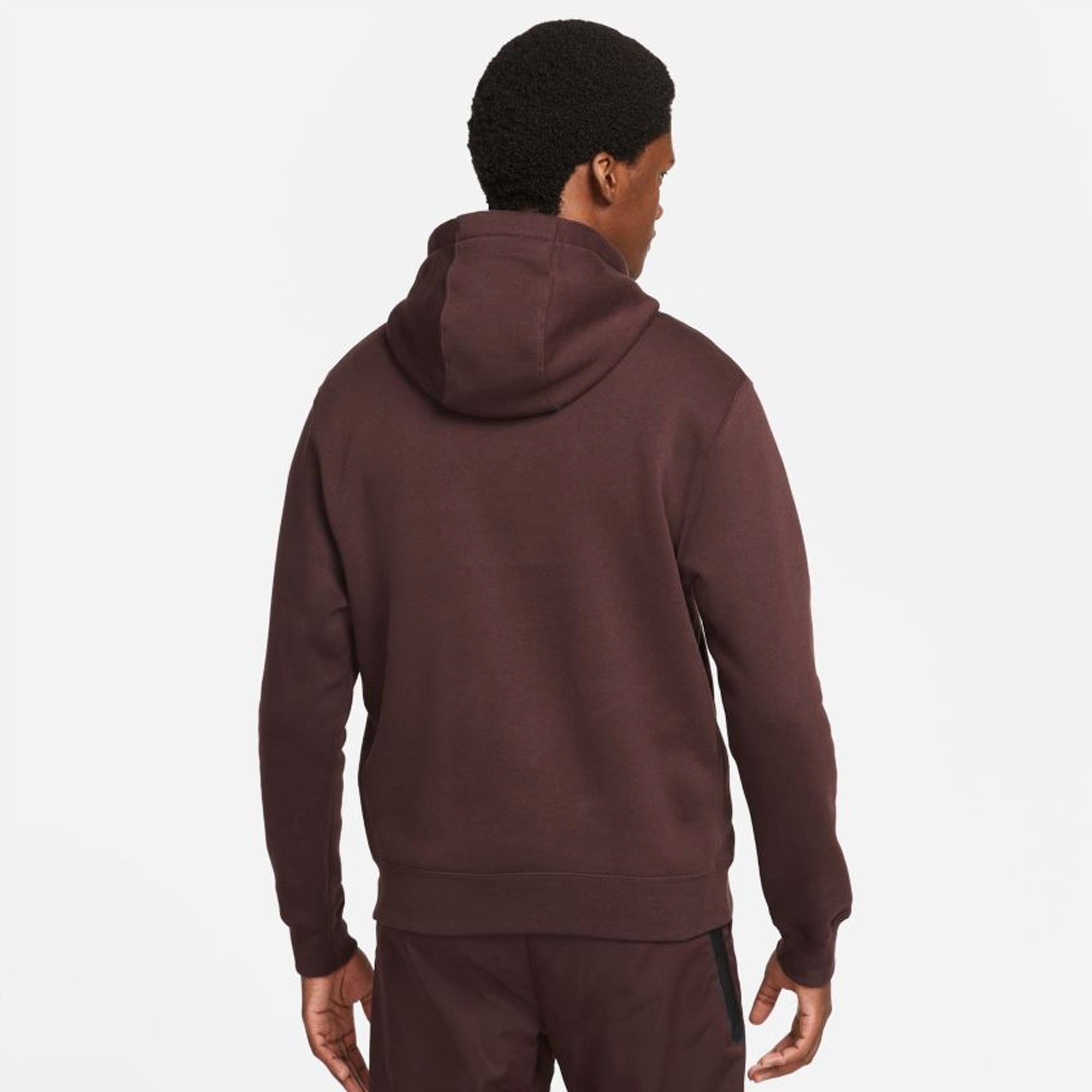 Nike Mens Sportswear Club Fleece Hoodie 'Brown Basalt'