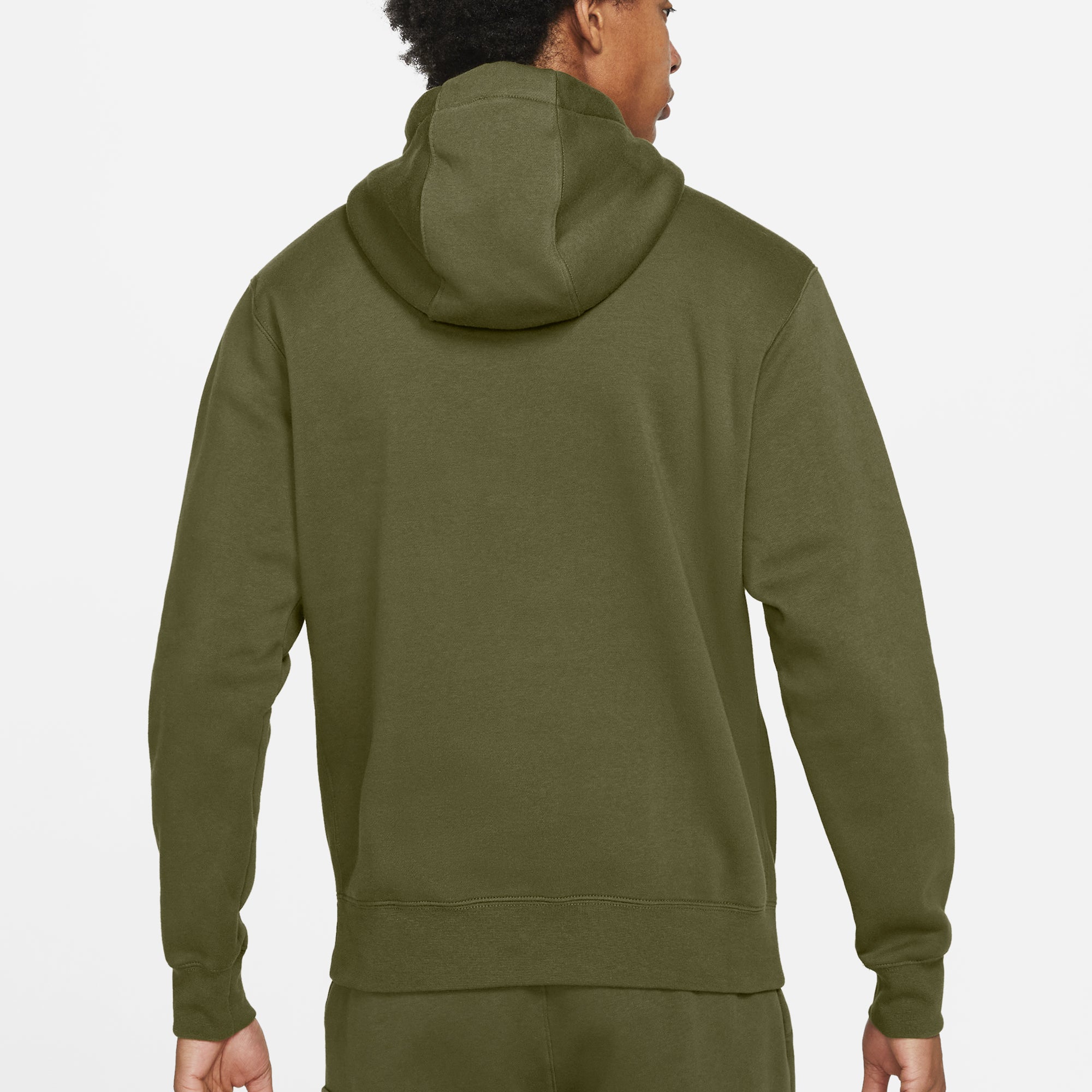 Nike Mens Sportswear Club Fleece Hoodie 'Rough Green'