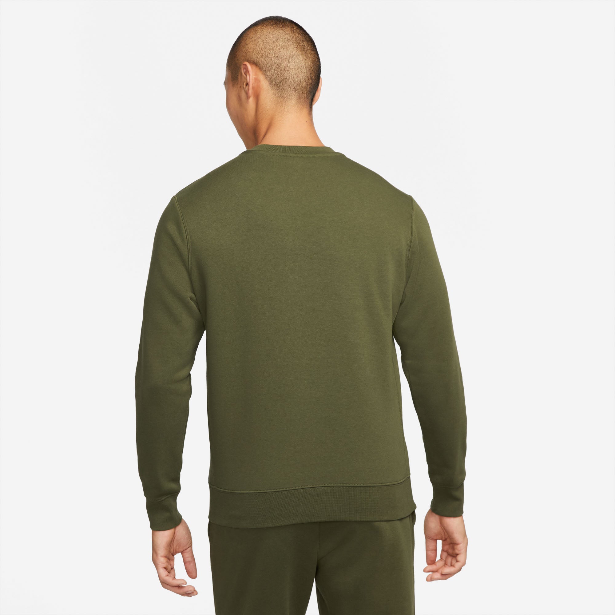 Nike Mens Sportswear Club Fleece Crewneck 'Rough Green'