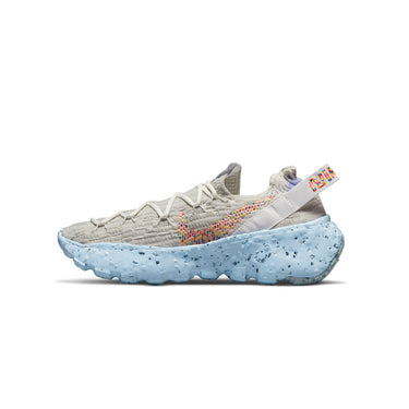 Nike Womens Space Hippie 04 Shoes Summit White/Multi-Color-Photon Dust