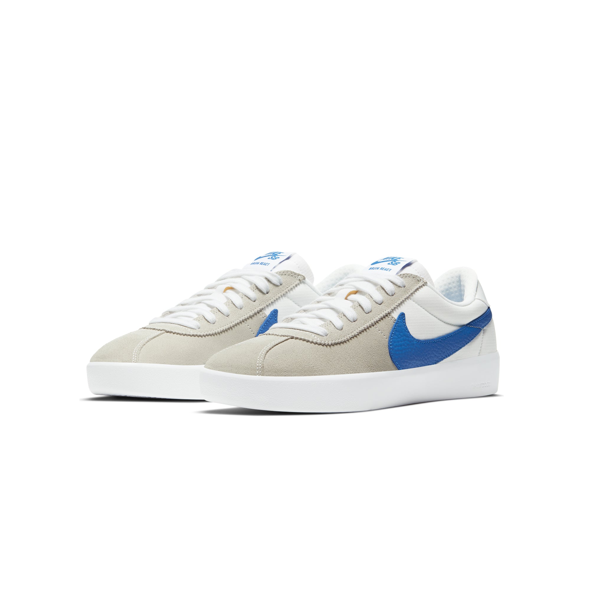 Nike Mens SB Ruin React Shoes 'Summit White SIgnal Blue'