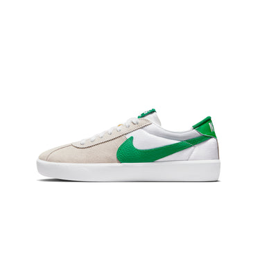 Nike SB Mens Bruin React Shoes White/Lucky Green