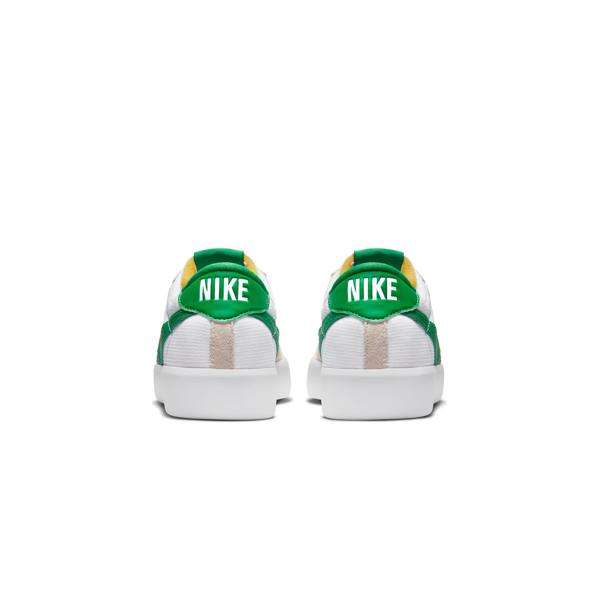 Nike SB Mens Bruin React Shoes White/Lucky Green