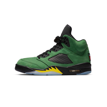 Air Jordan Mens 5 Retro Apple Green SE Shoes