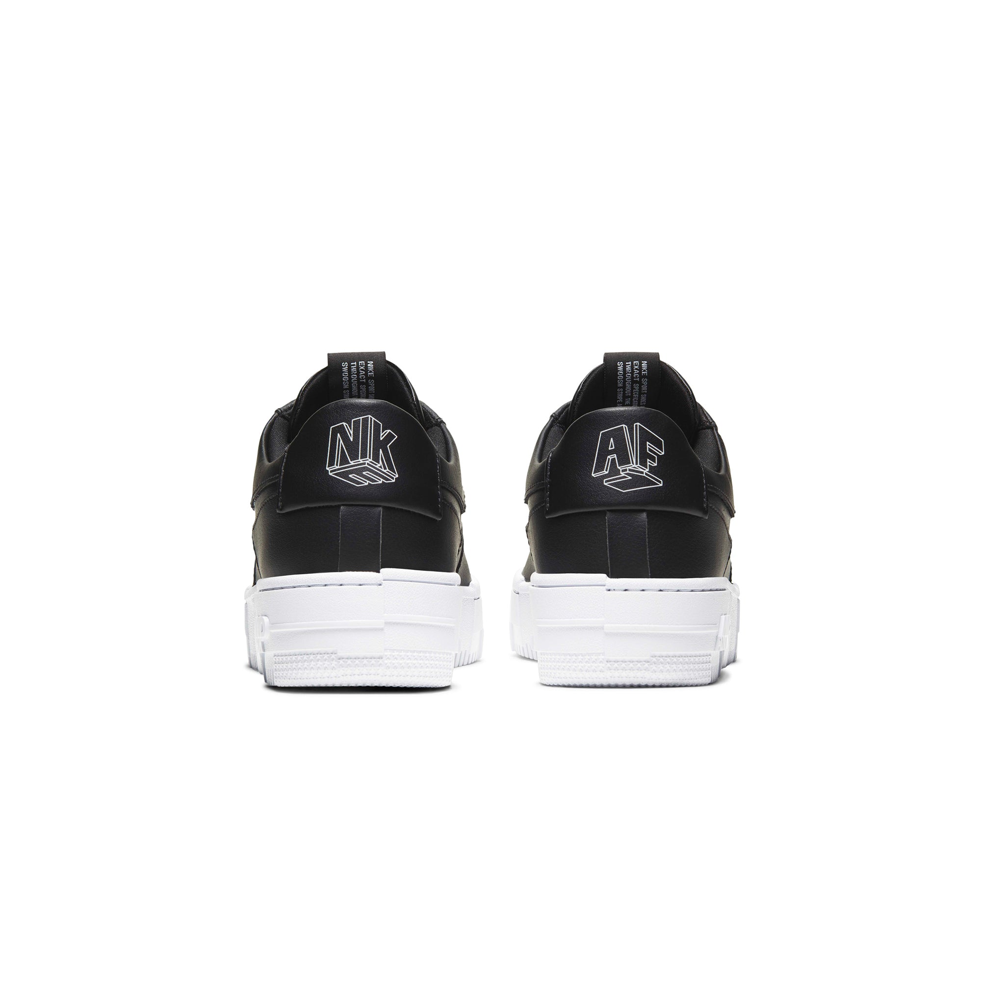 Nike Womens Air Force 1 Pixel 'Black White' Shoes