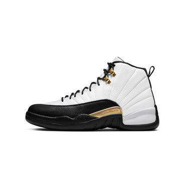 Air Jordan Mens 12 Retro Shoes 'White/Metallic Gold'