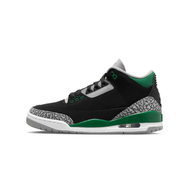 Air Jordan 3 Mens Retro Shoe 'Black/Pine Green'