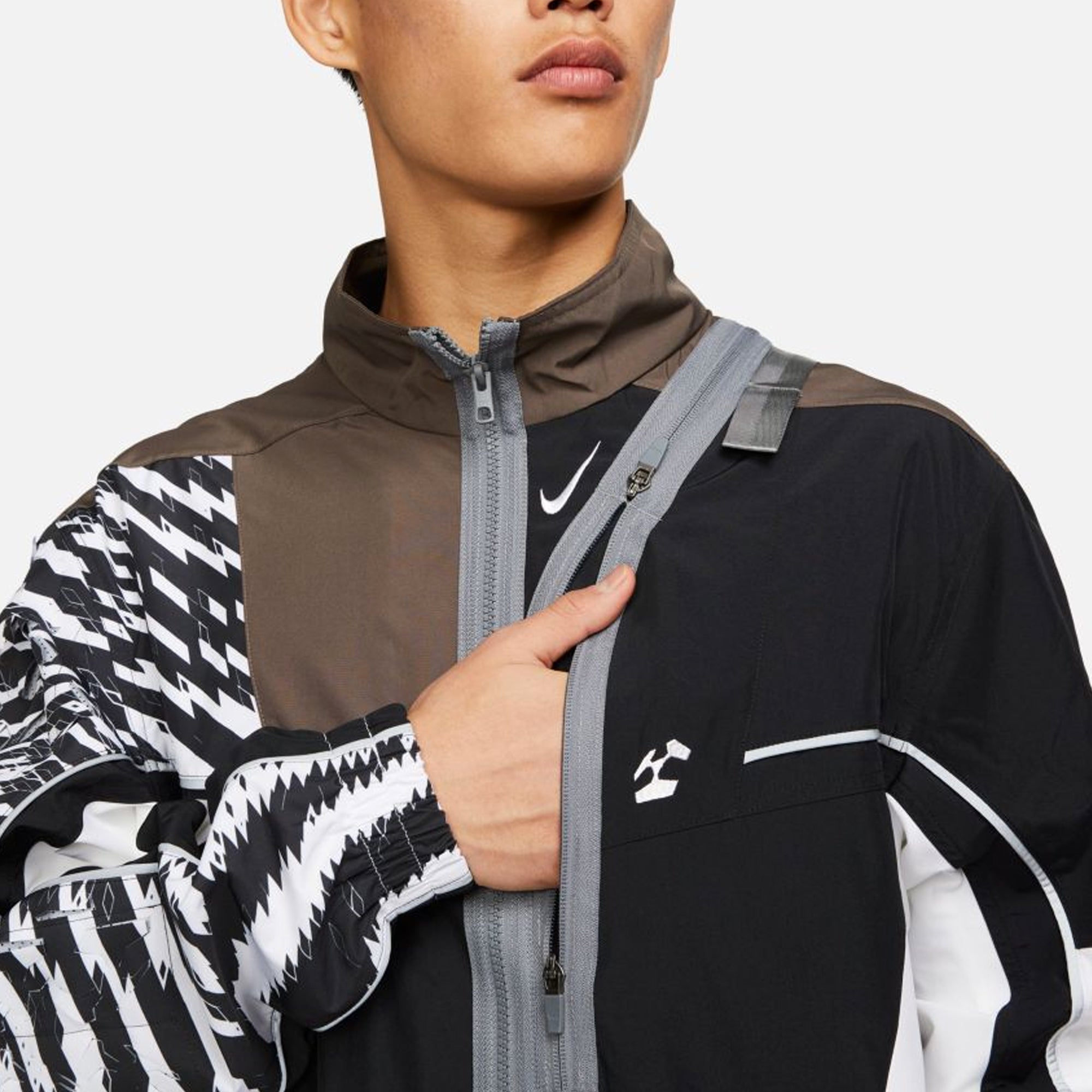 Nike Mens NRG Woven Jacket 'White/Multi'