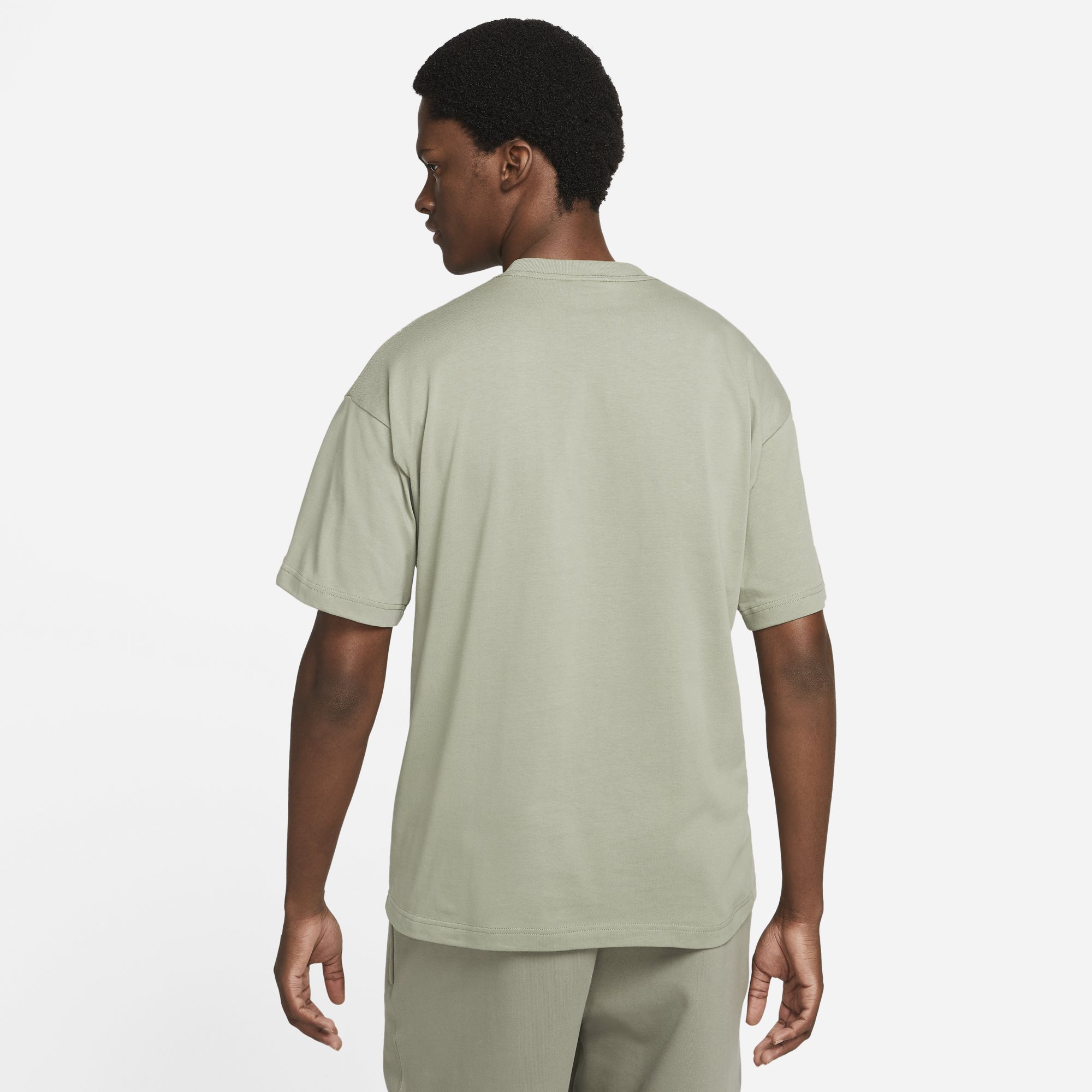 Nike Mens Solo Swoosh T-Shirt 'Light Army'