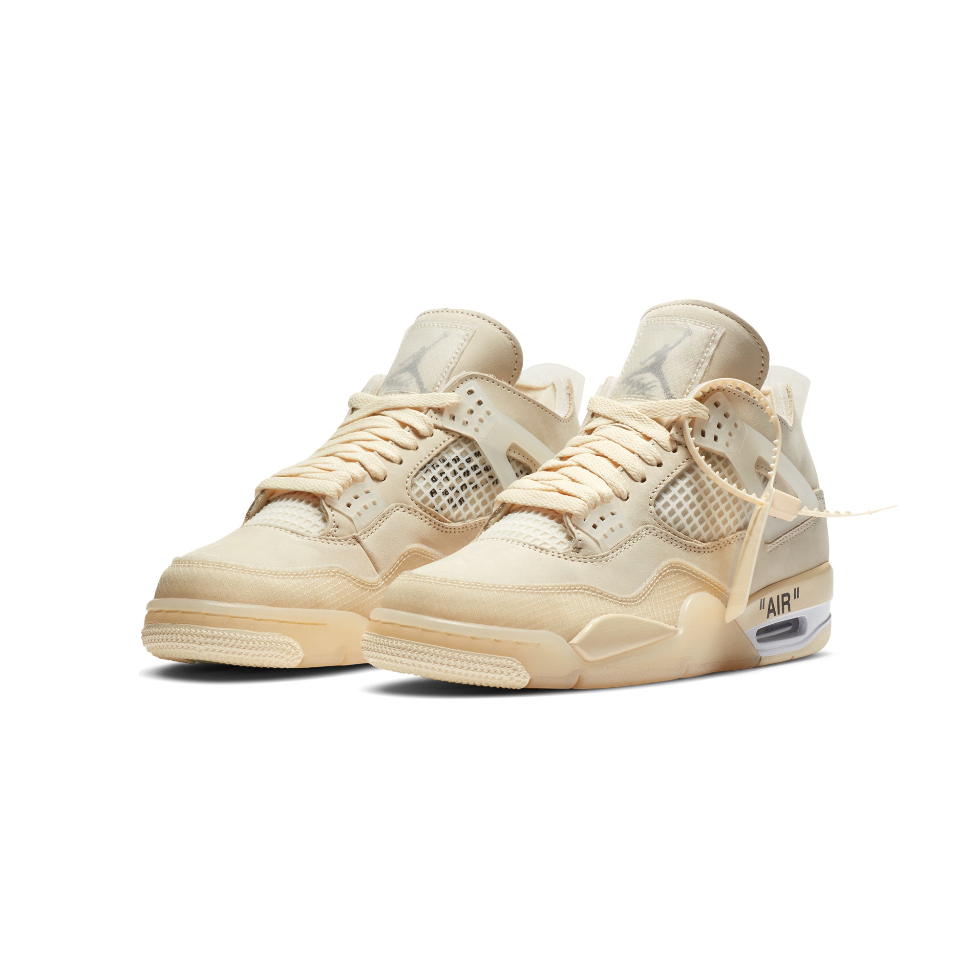 Air Jordan x Off White Womens 4 Retro SP Shoes – Extra Butter