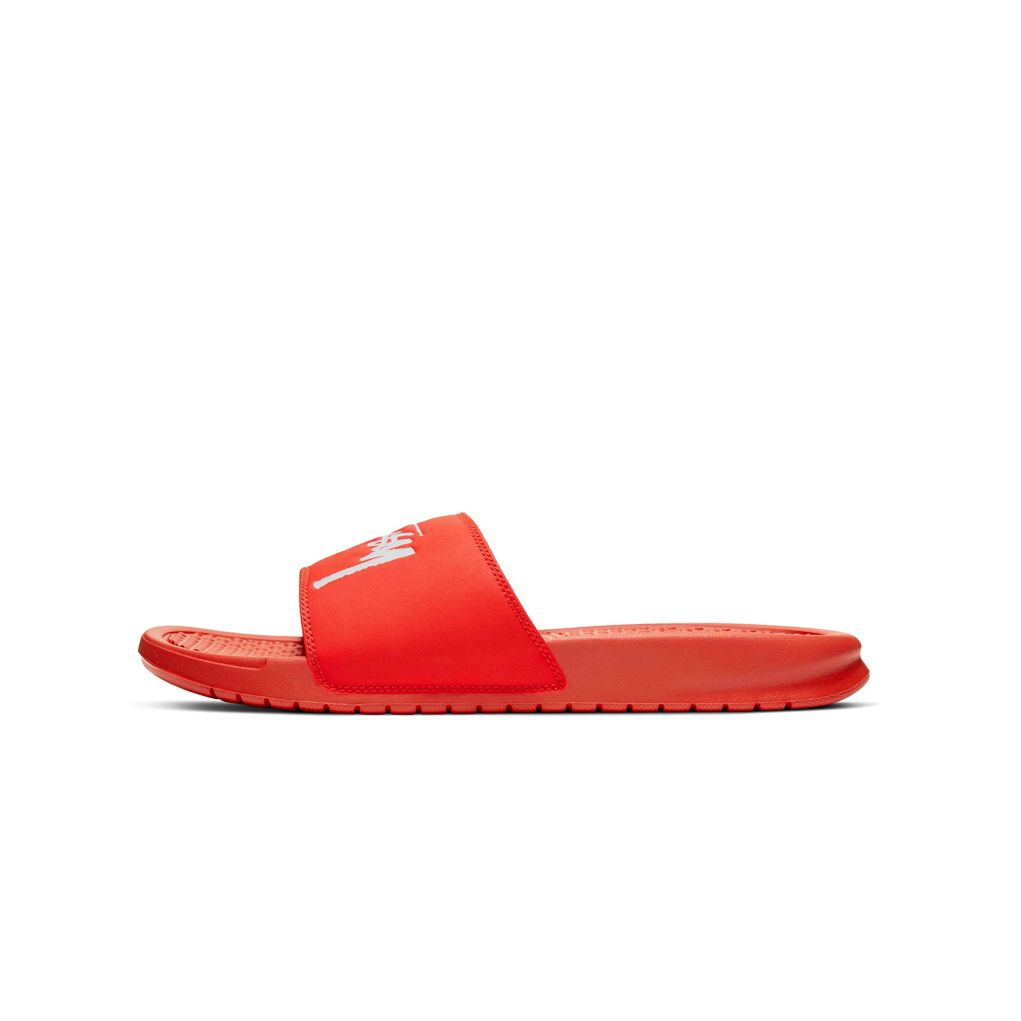 Nike x Stussy Men 'Habanero Red' Slides – Extra Butter