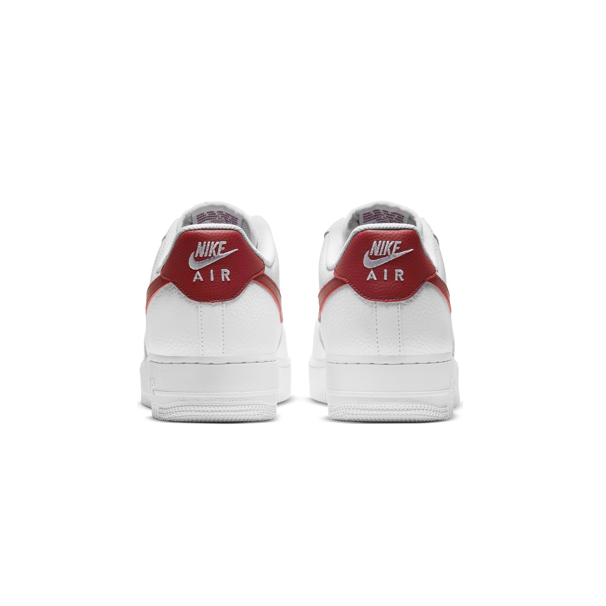 Nike Mens Air Force 1 '07 Shoes 'White/Team Red'