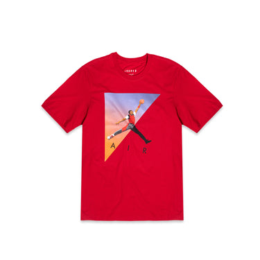 Air Jordan Mens Air Photo T-Shirt 'Gym Red'