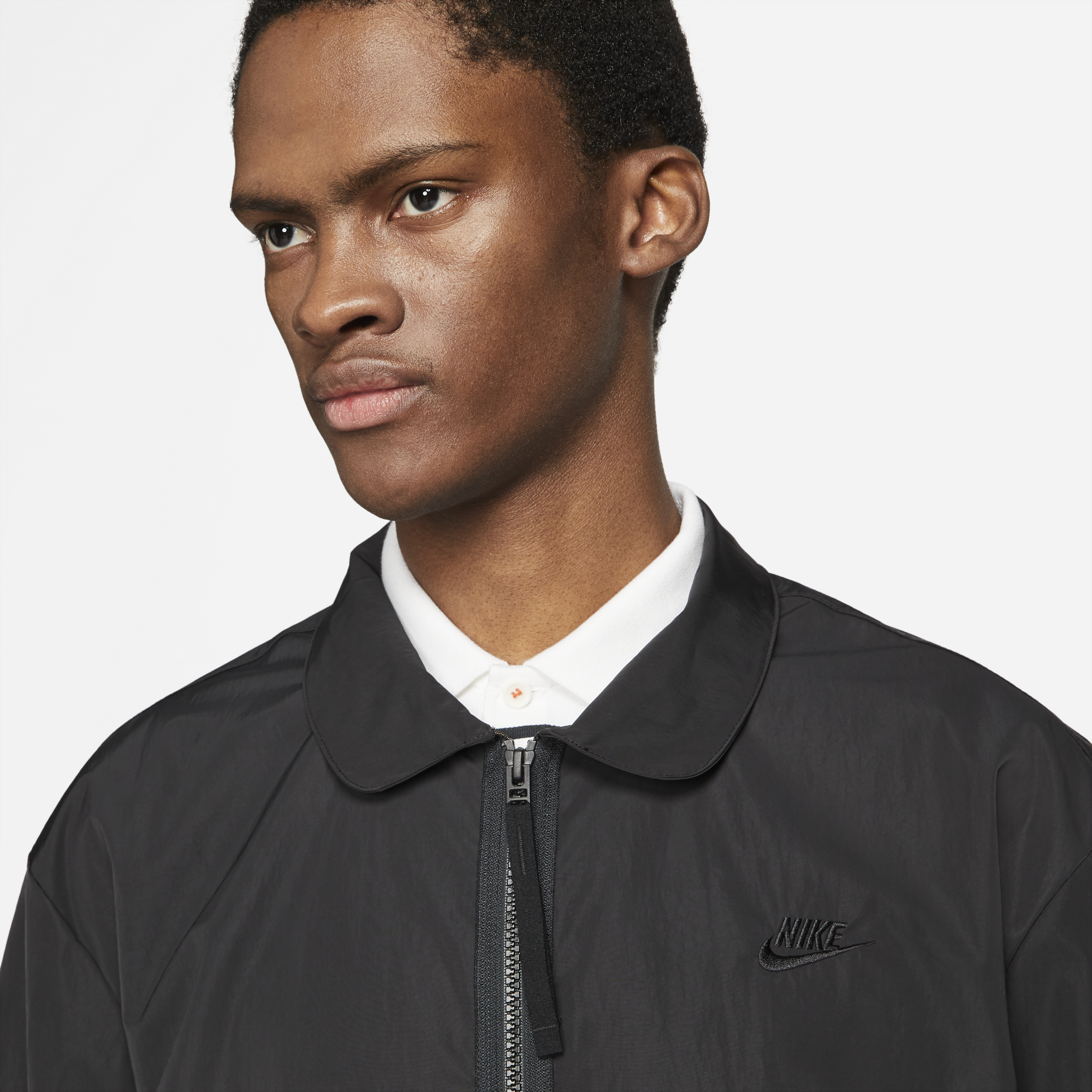 Nike Mens Sportswear Black Bomber Jacket