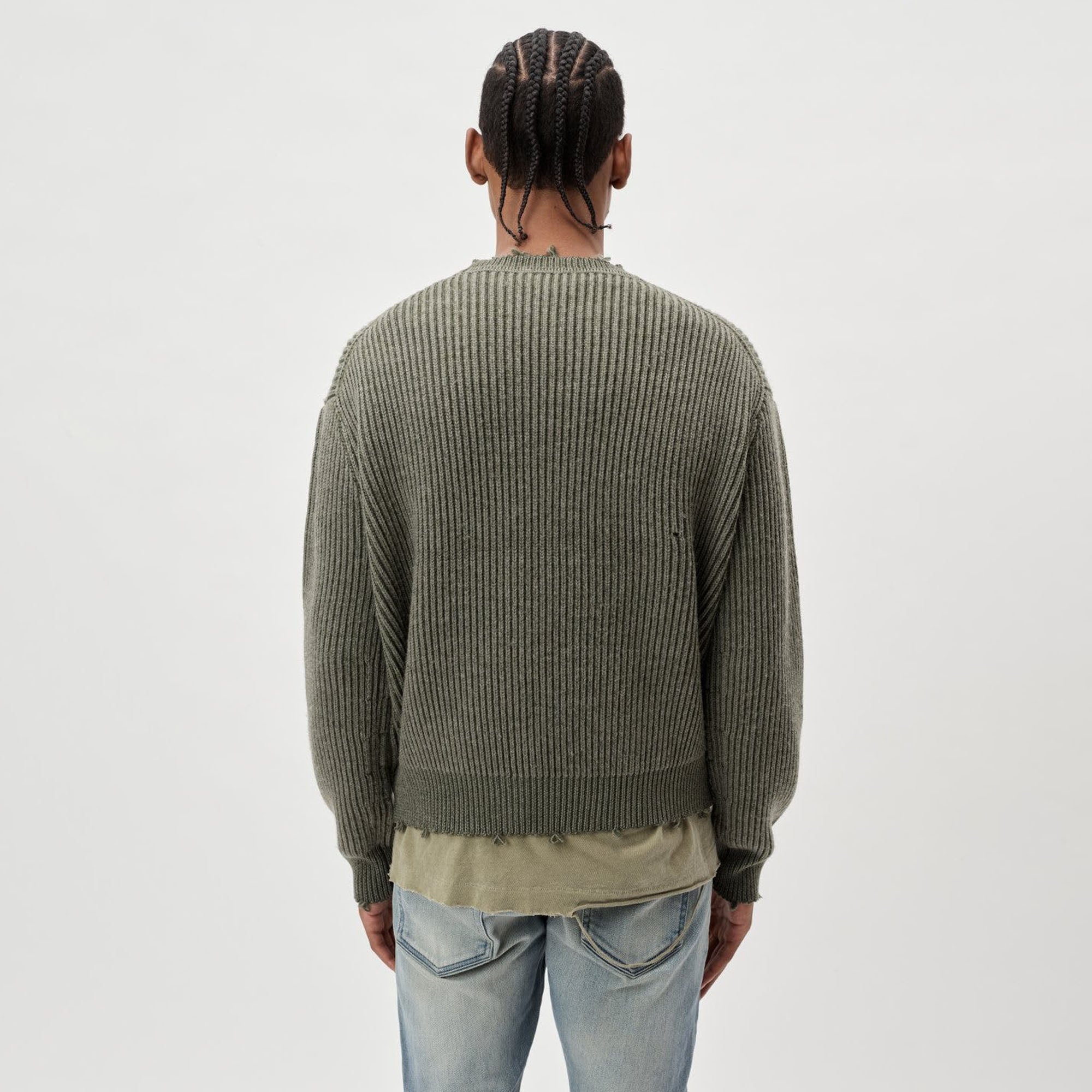 John Elliott Structure Wool Knit Crewneck