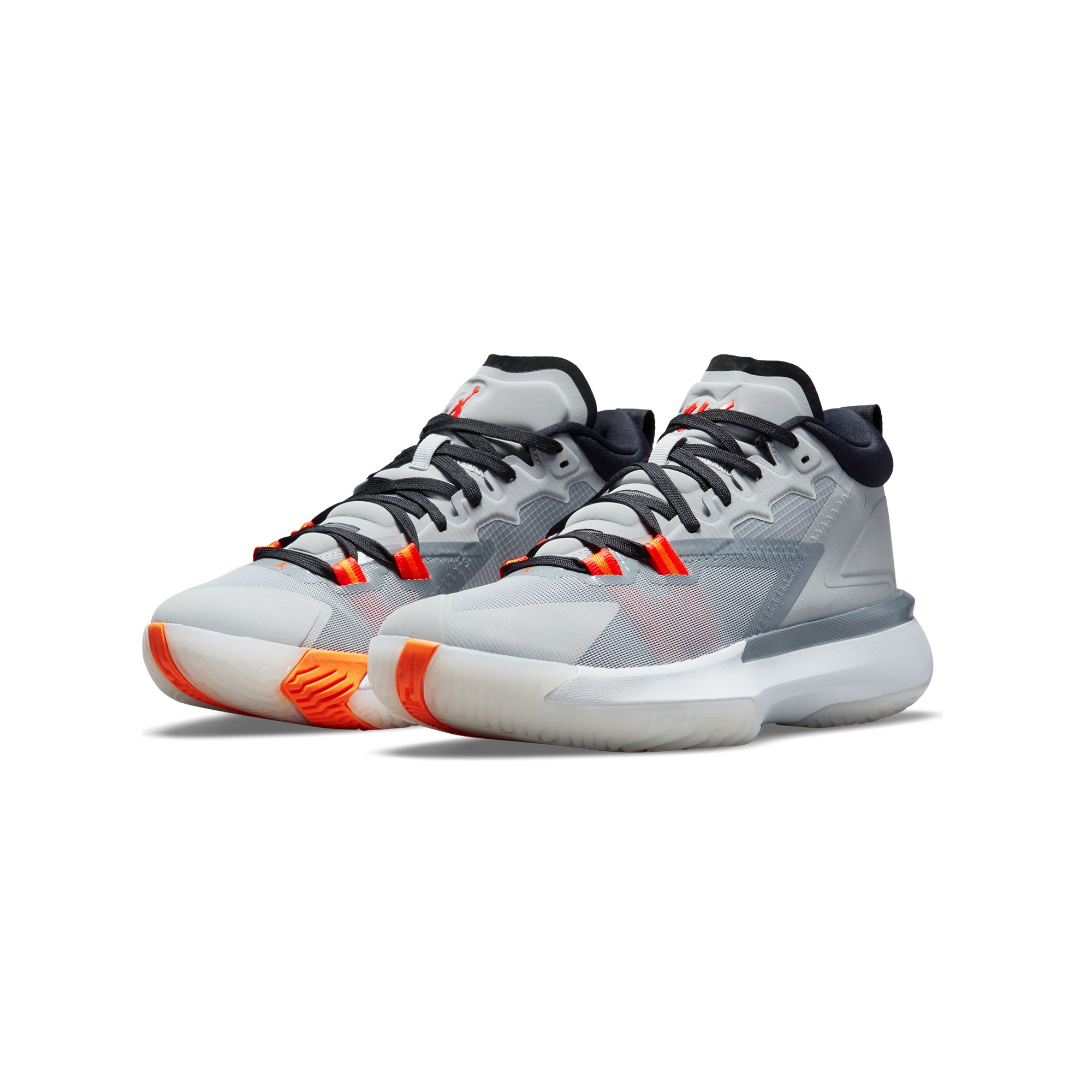 Nike Mens Zion 1 Shoes 'LT Smoke Grey/Total Orange'