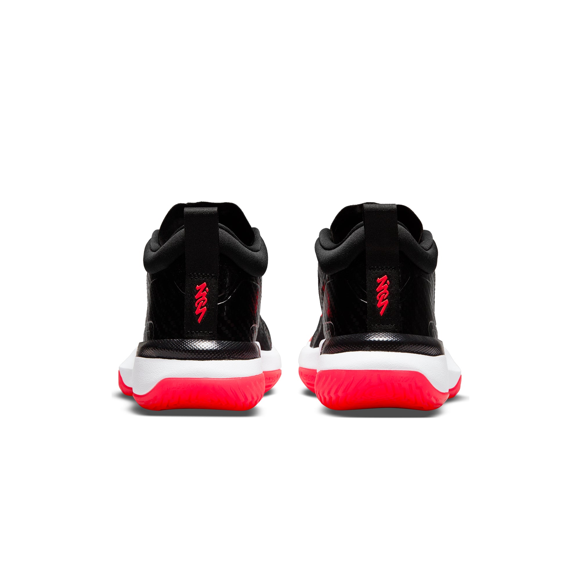 Jordan Big Kids Zion 1 Shoes Black/Bright Crimson