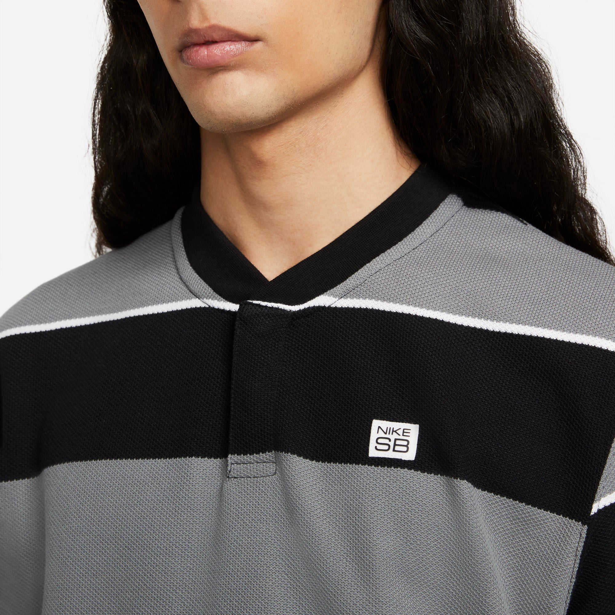 Nike SB Mens Skate Crew Tee Black/Smoke