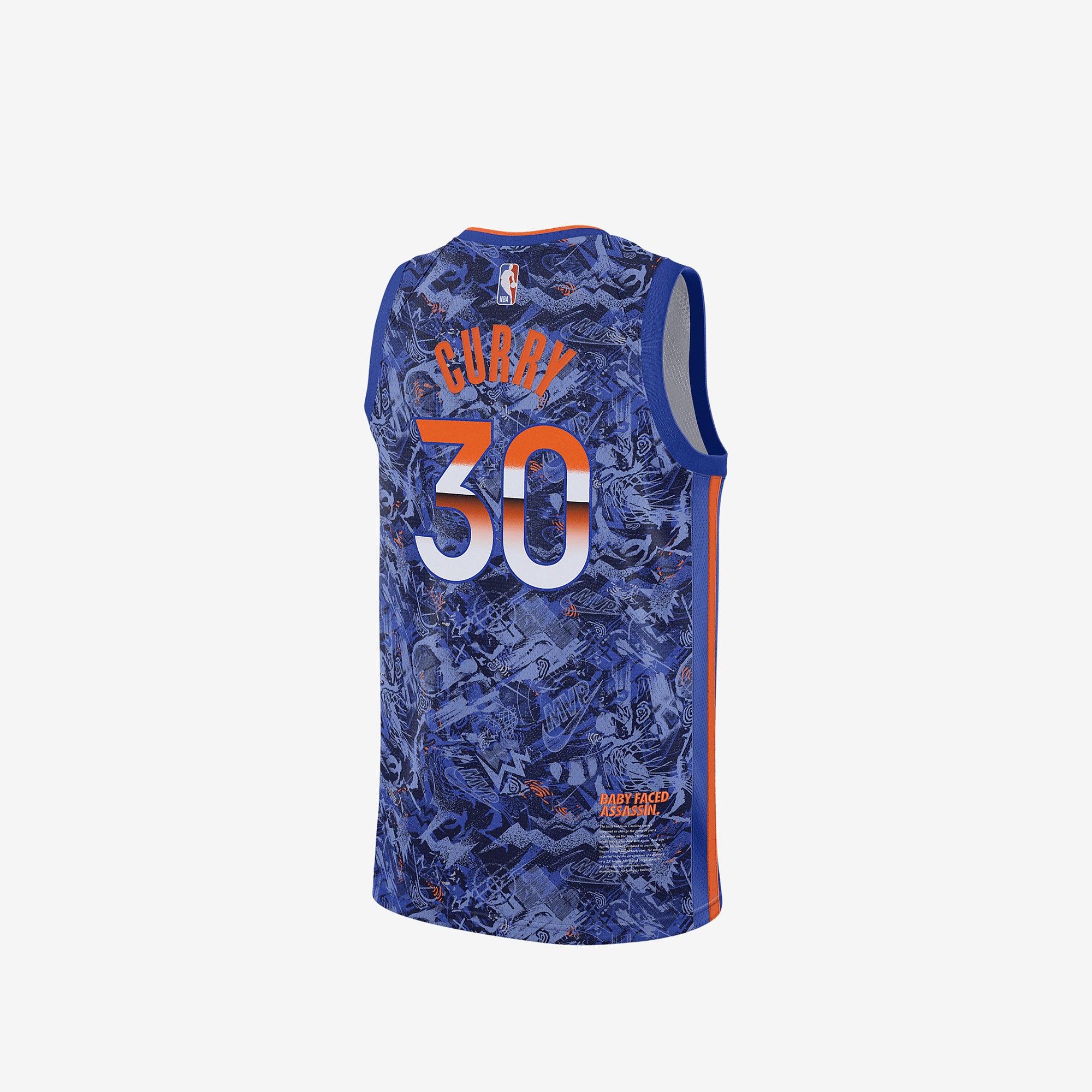 Nike Mens Stephen Curry Select Series Jersey Hyper Royal – Extra Butter
