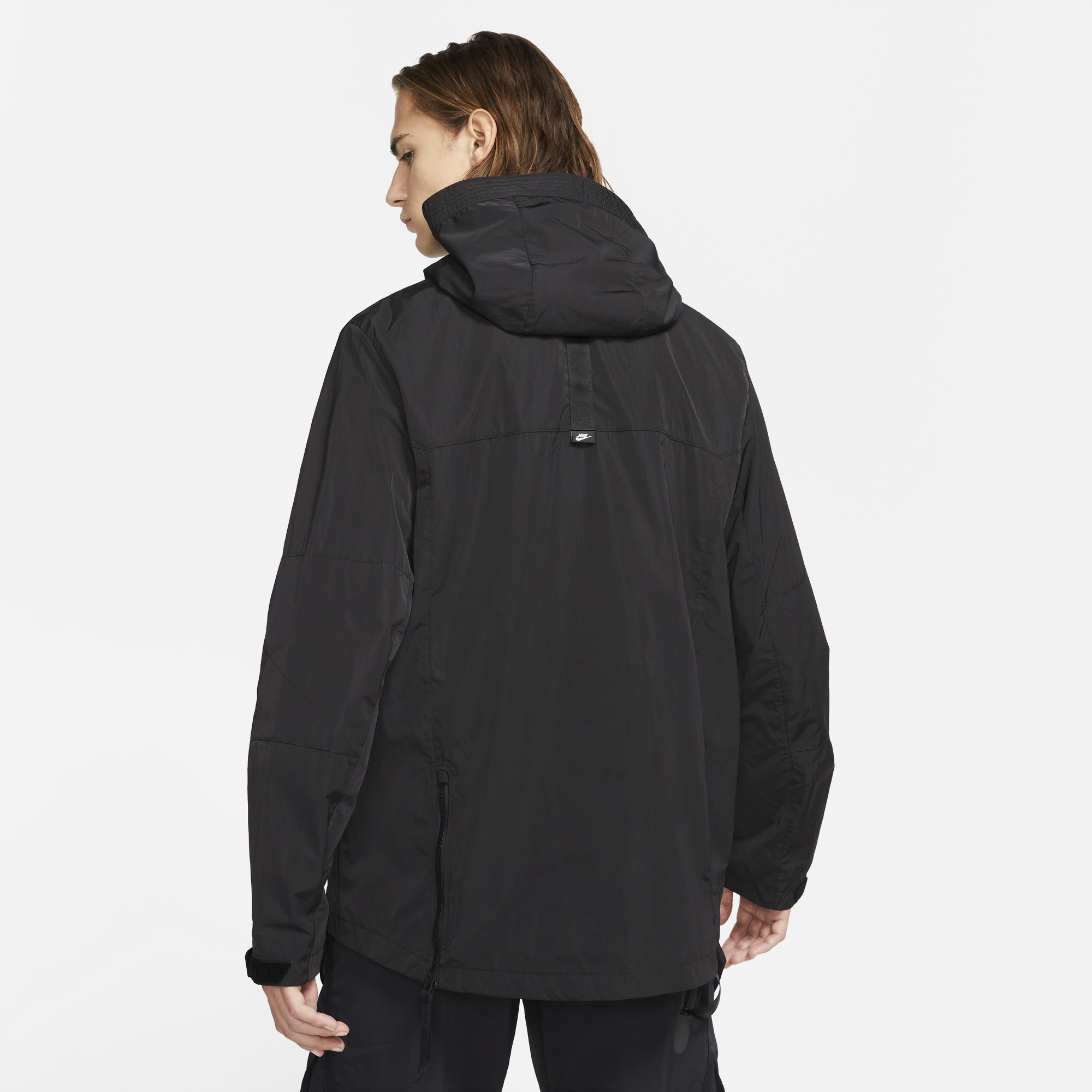 Nike Mens Sportswear Black Anorak Hoodie