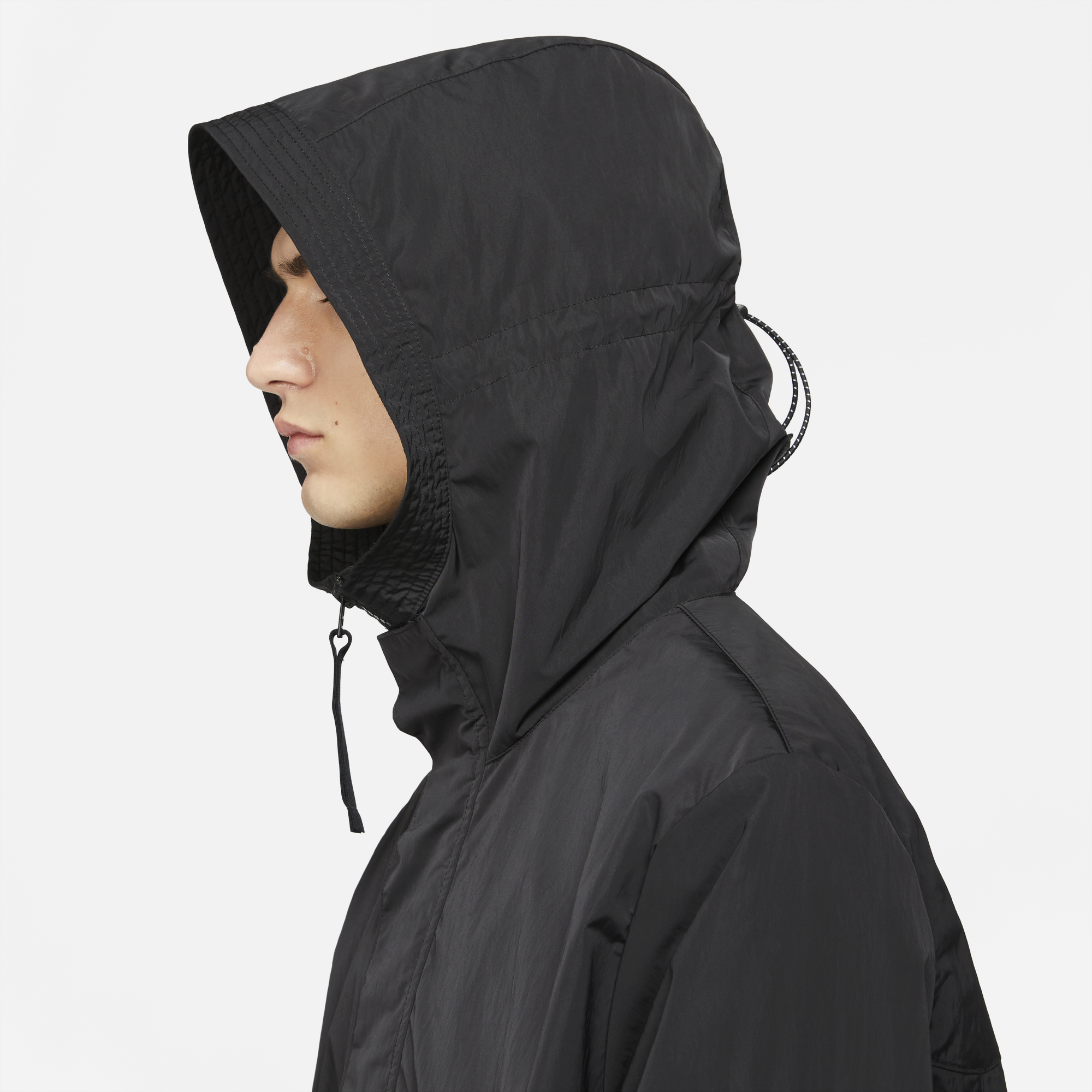 Nike Mens Sportswear Black Anorak Hoodie