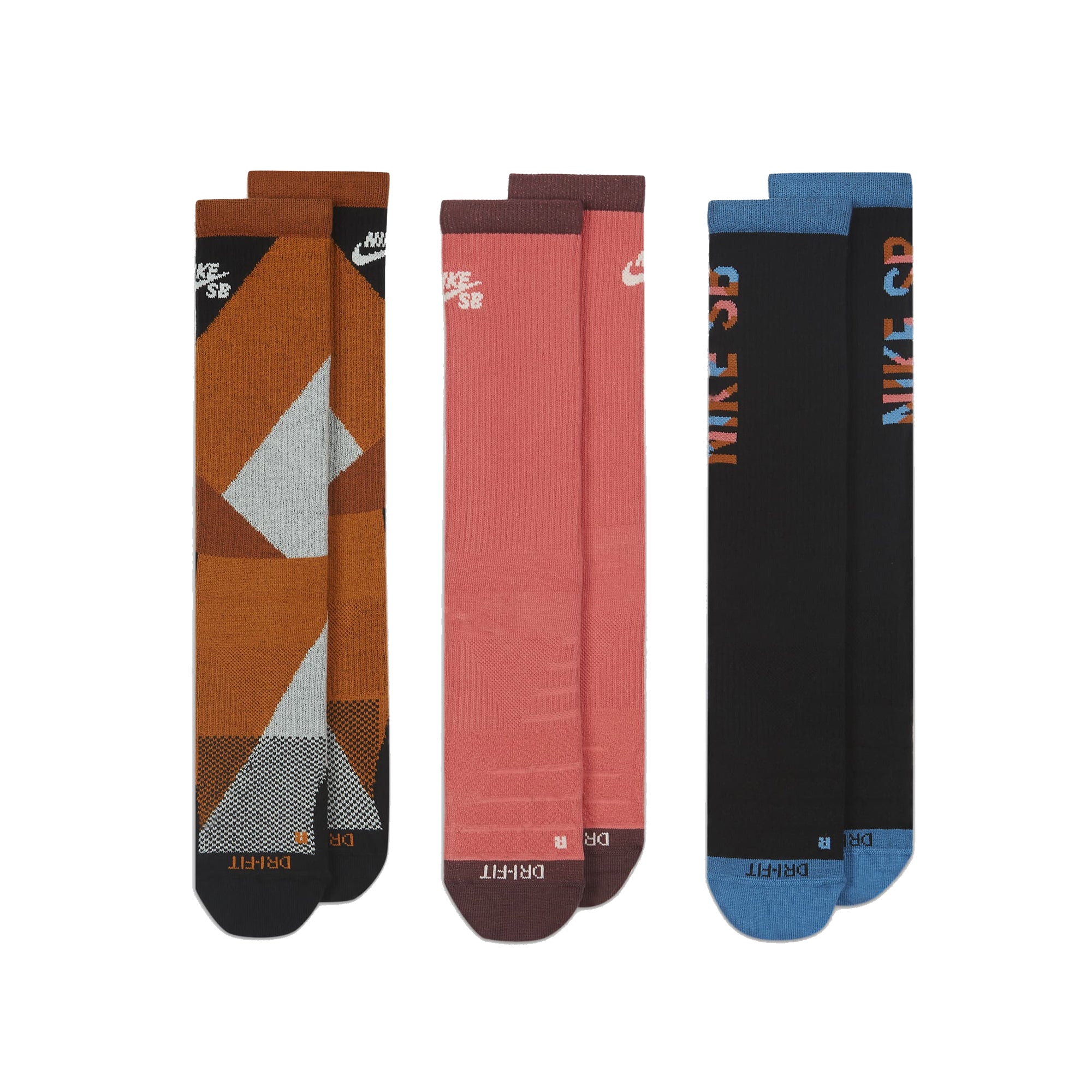 Nike SB Mens Everyday Max Lightweight Socks Multi-Color