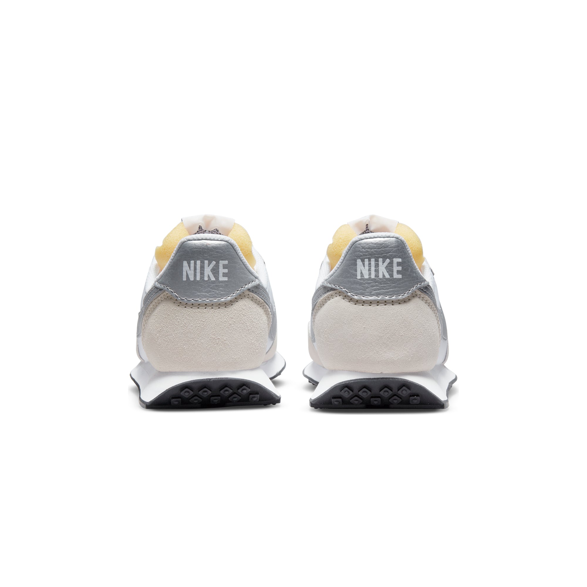 Nike Womens Waffle Trainer 2 Shoes White/Metallic Silver