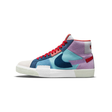 Nike SB Mens Zoom Blazer Mid Premium Shoes Lilac /Court Blue