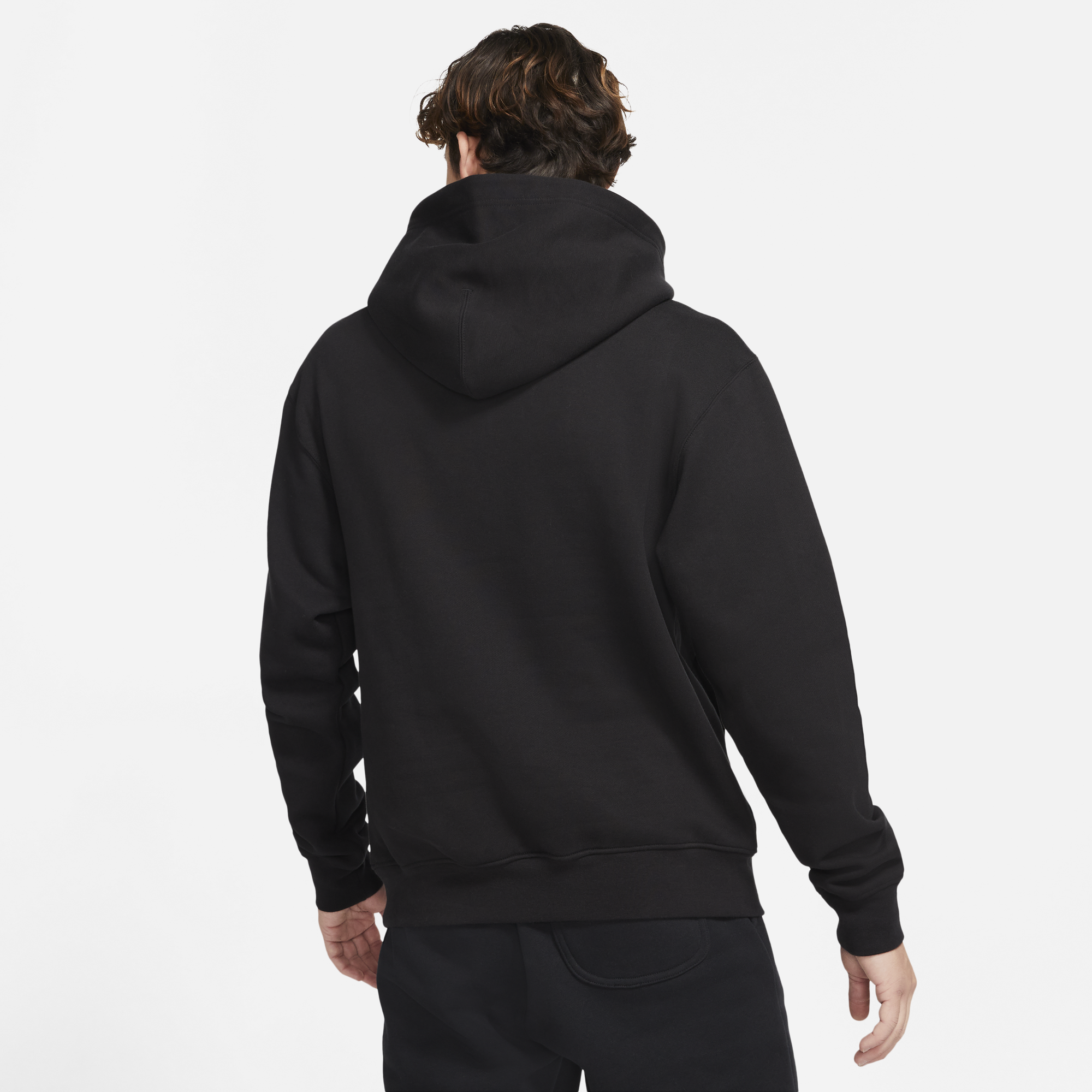 Air Jordan Mens Fleece Pullover Hoodie Black