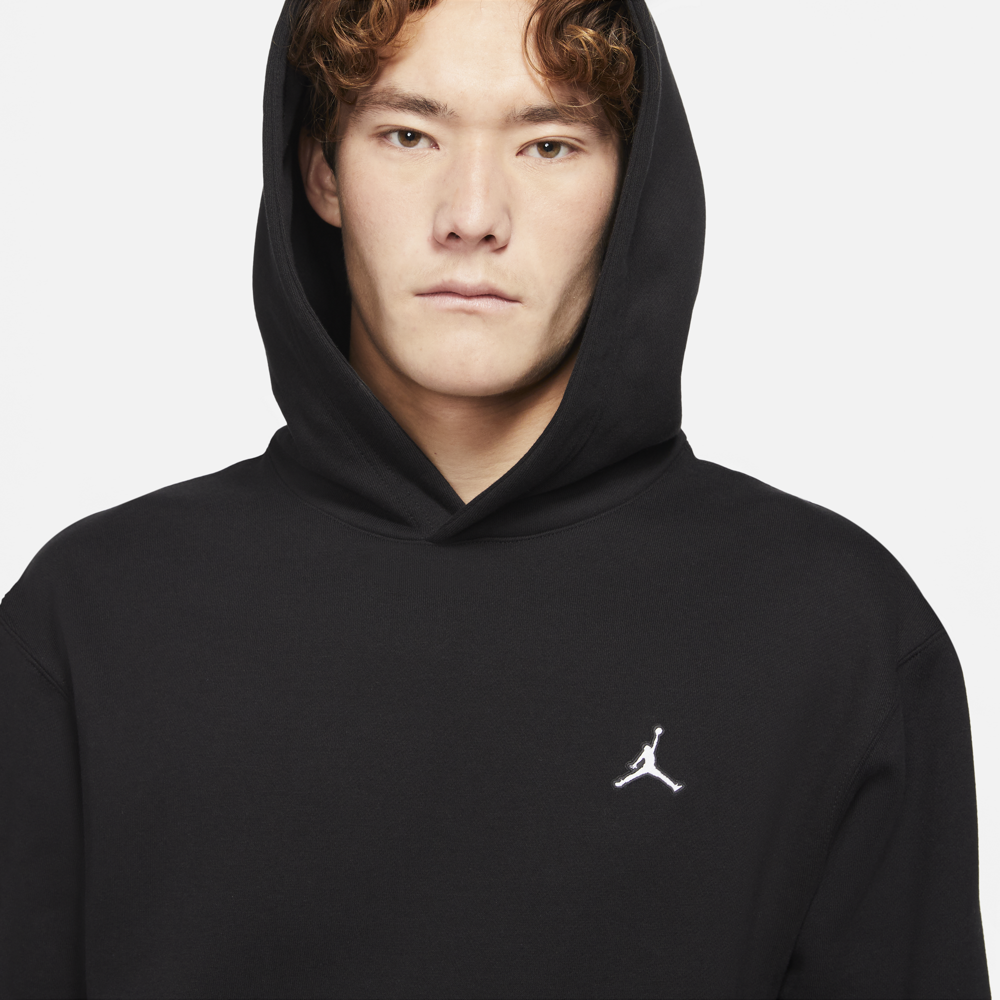 Air Jordan Mens Fleece Pullover Hoodie Black