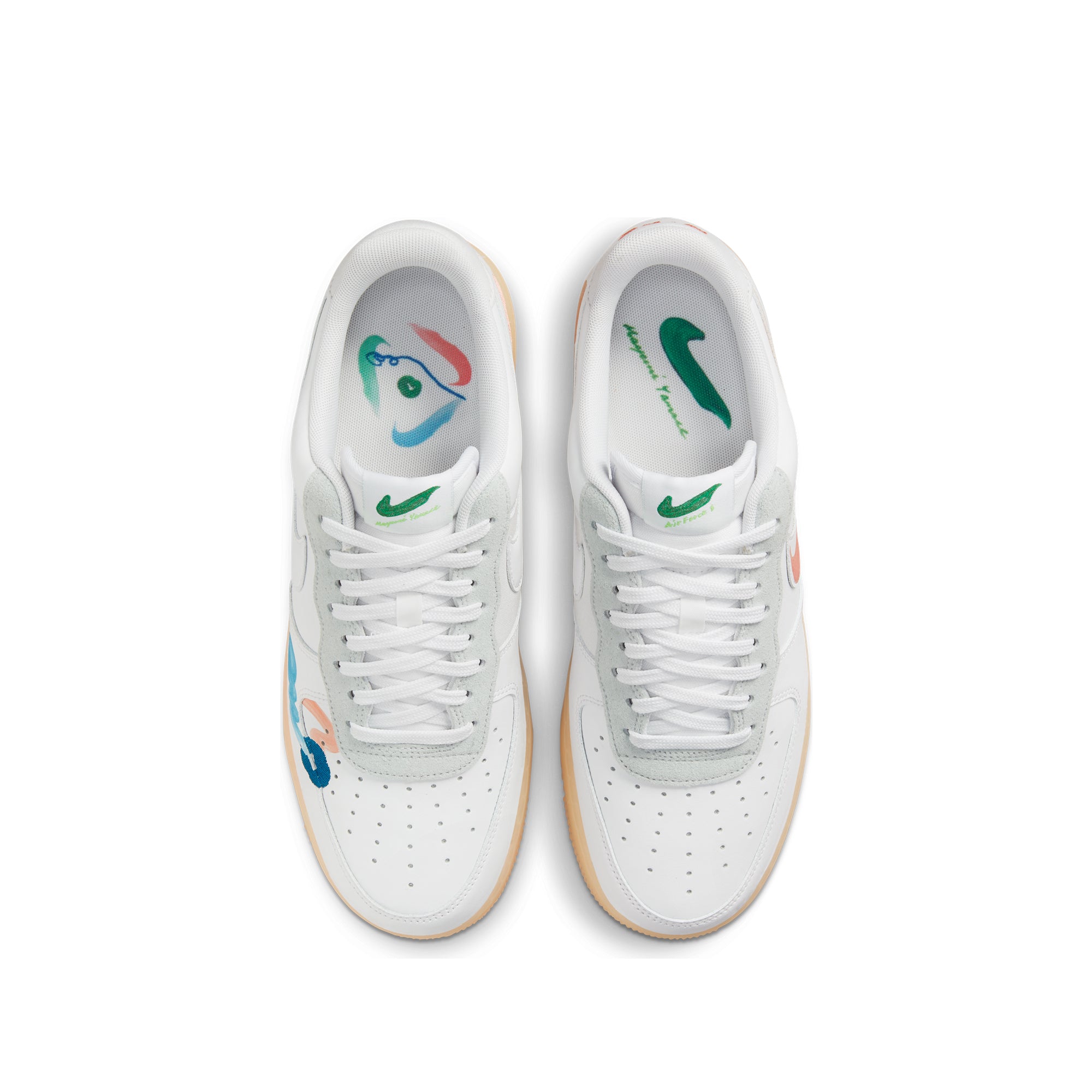 Nike Mens Flyleather Air Force 1 Shoes 'White'