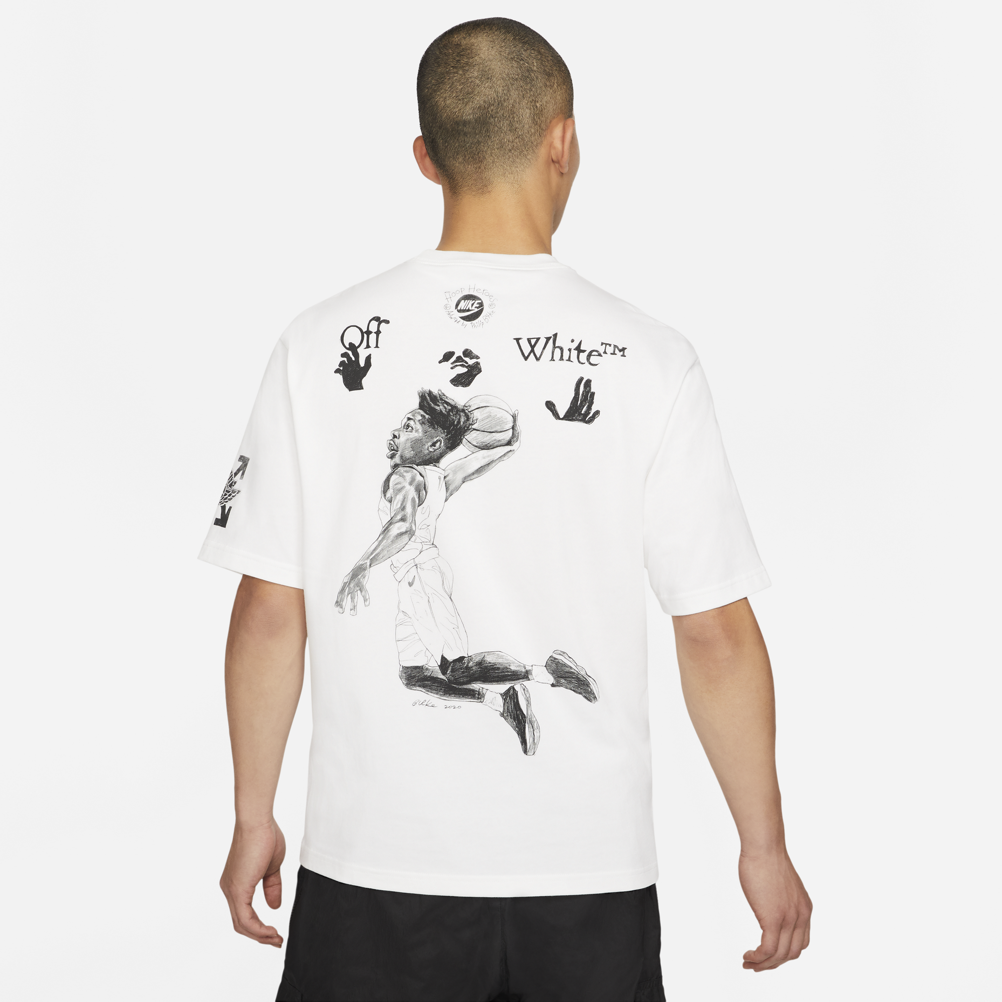 Air Jordan x Off White Mens 'White' T-Shirt