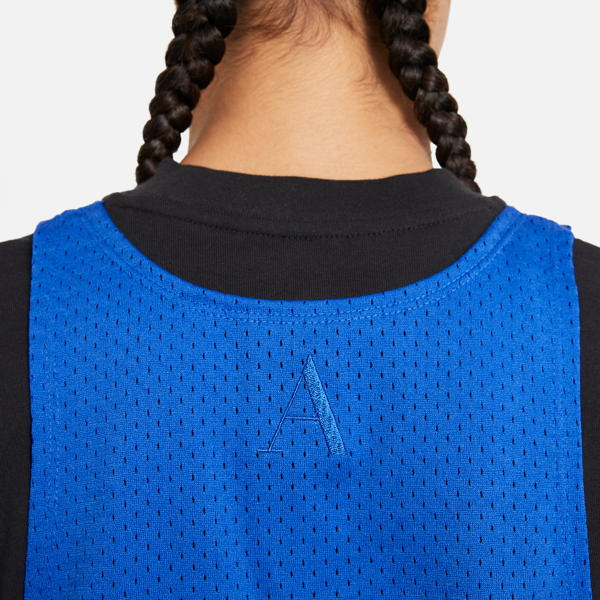 Air Jordan x Aleali May Womens Layered Top 'Black Game Royal'