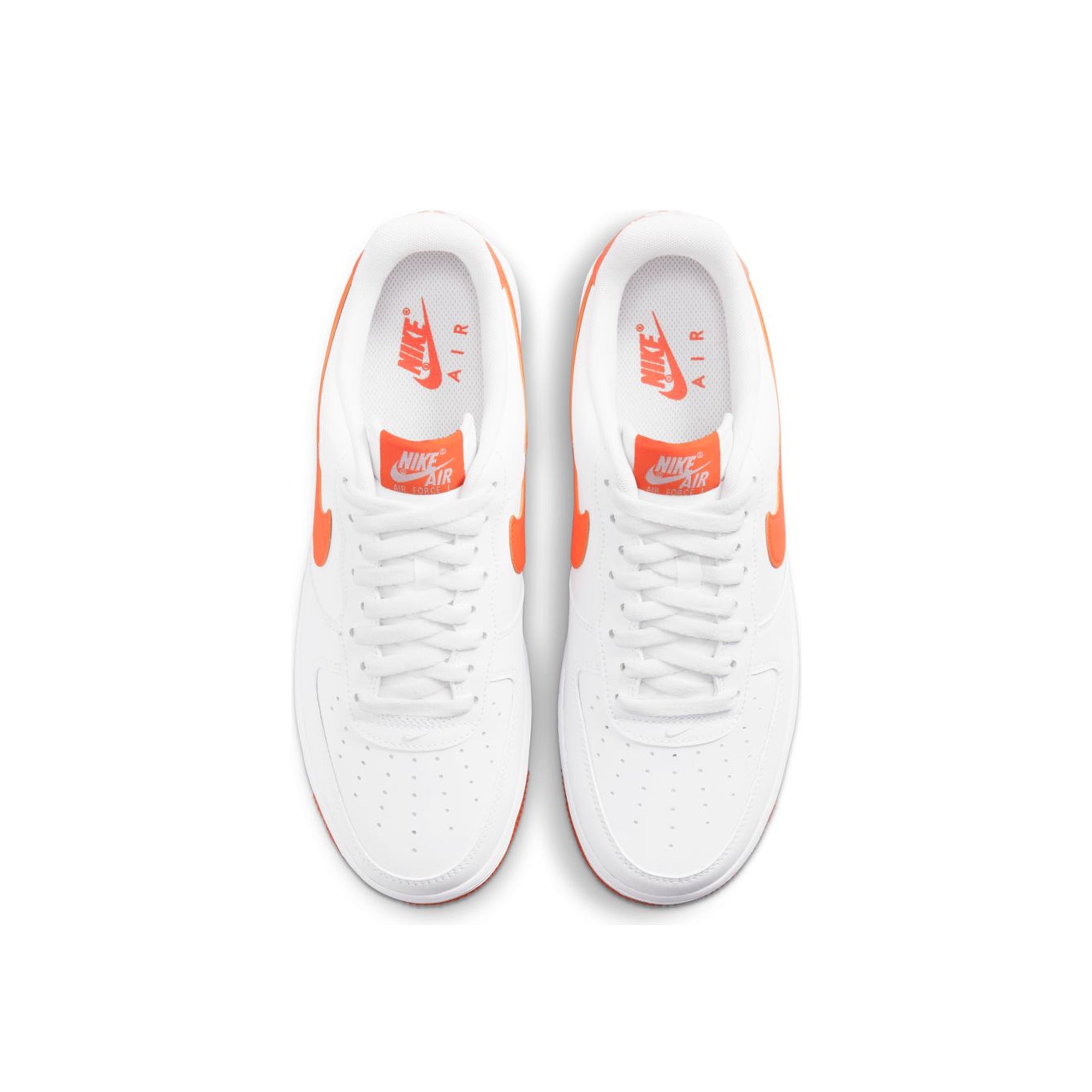 Nike Mens Air Force 1 '07 Shoes 'White/Team Orange'