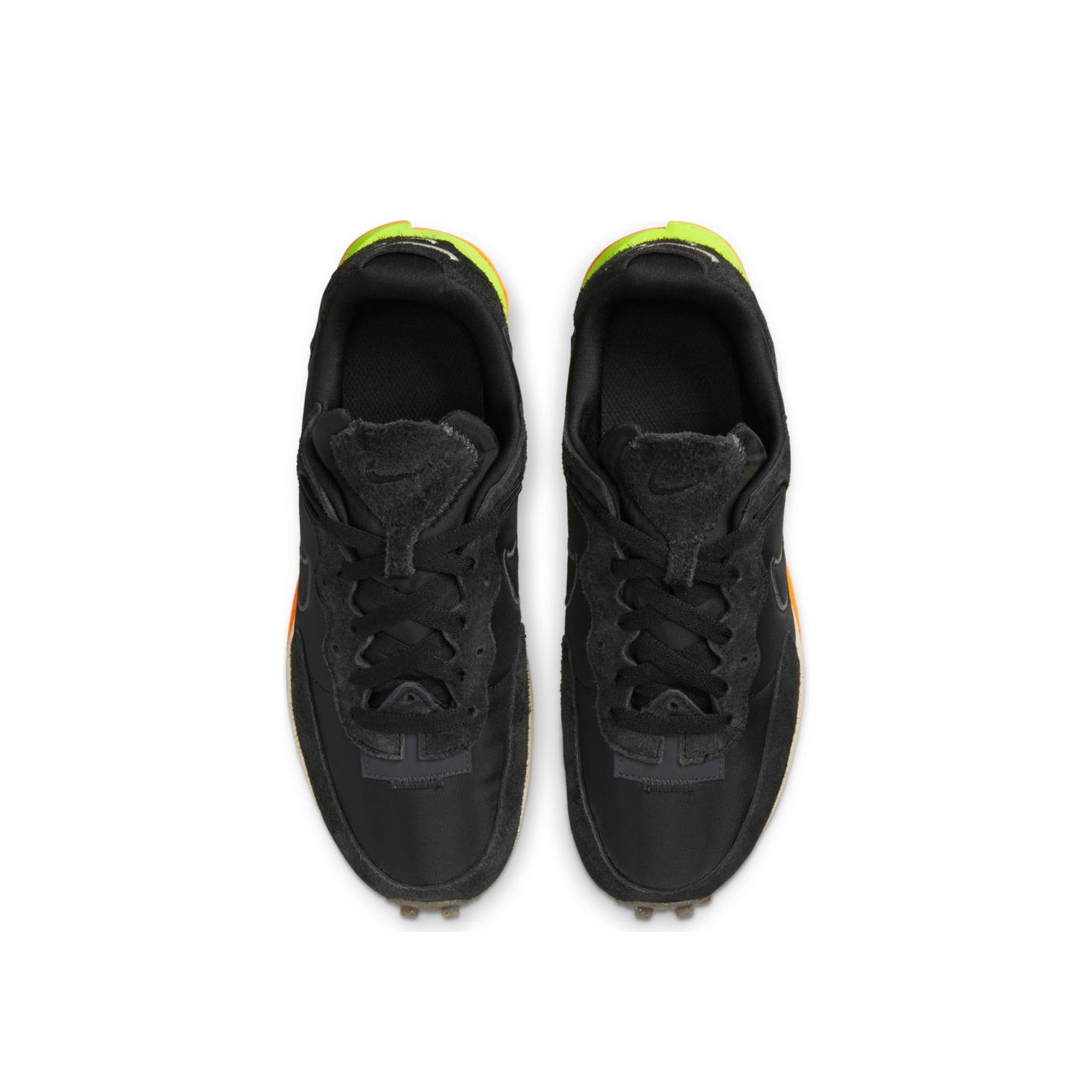 Nike Womens Fontanka Waffle Shoes 'Black/Volt'